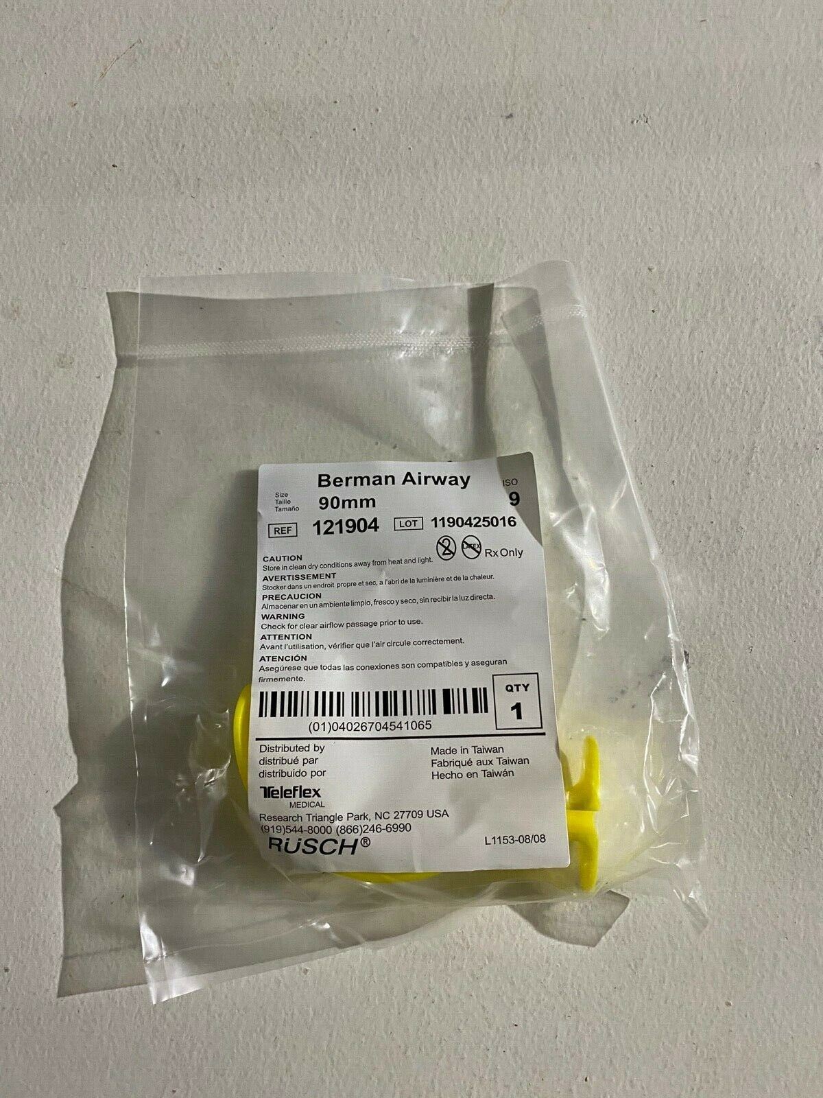 Berman Airway 121904 90mm Disposable Non Latex Lot of 10 | N107D DIAGNOSTIC ULTRASOUND MACHINES FOR SALE