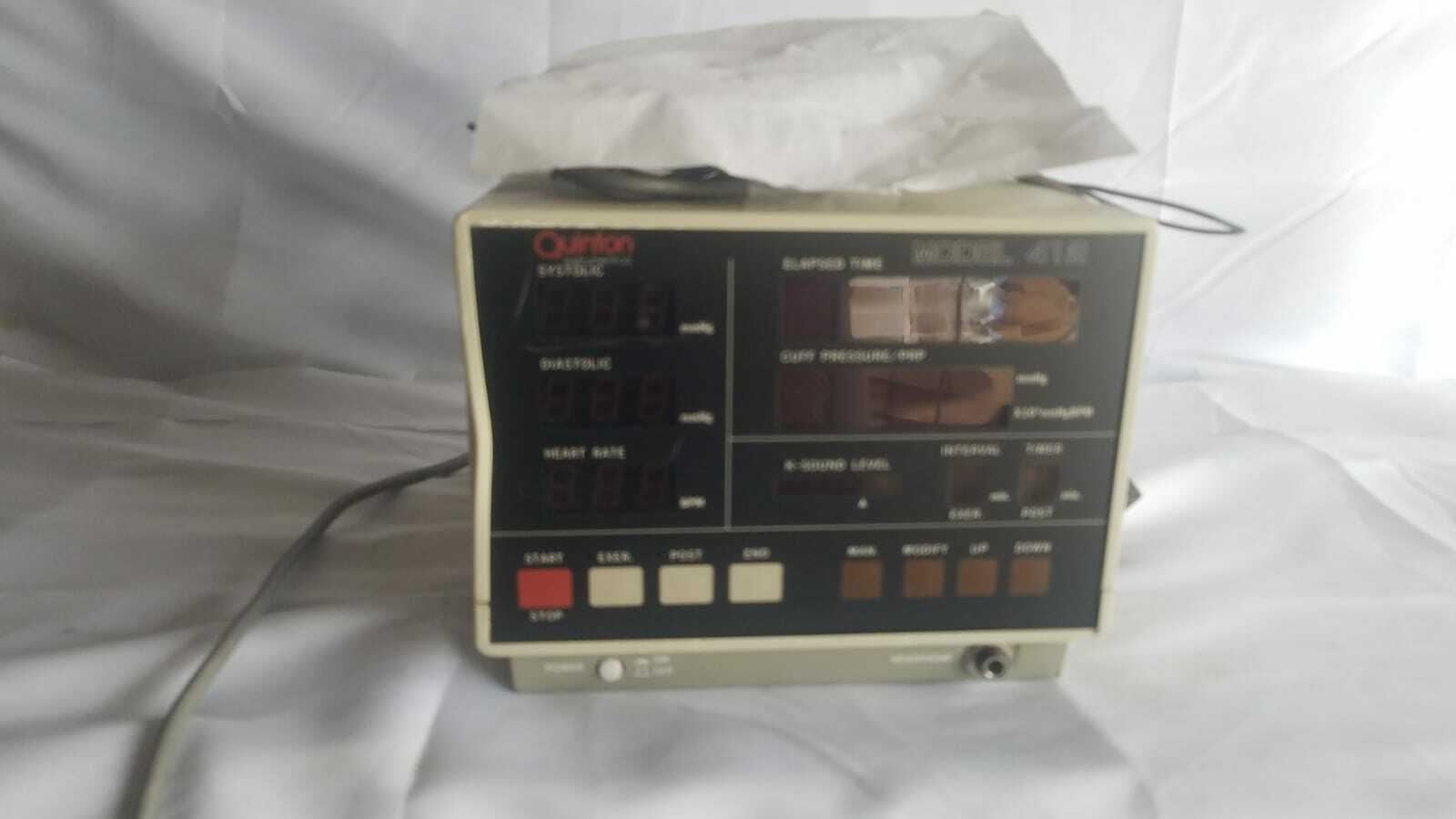 Quinton Vital Signs Monitor w/ Analog + Computer Cables Model 412 (NY206U) DIAGNOSTIC ULTRASOUND MACHINES FOR SALE