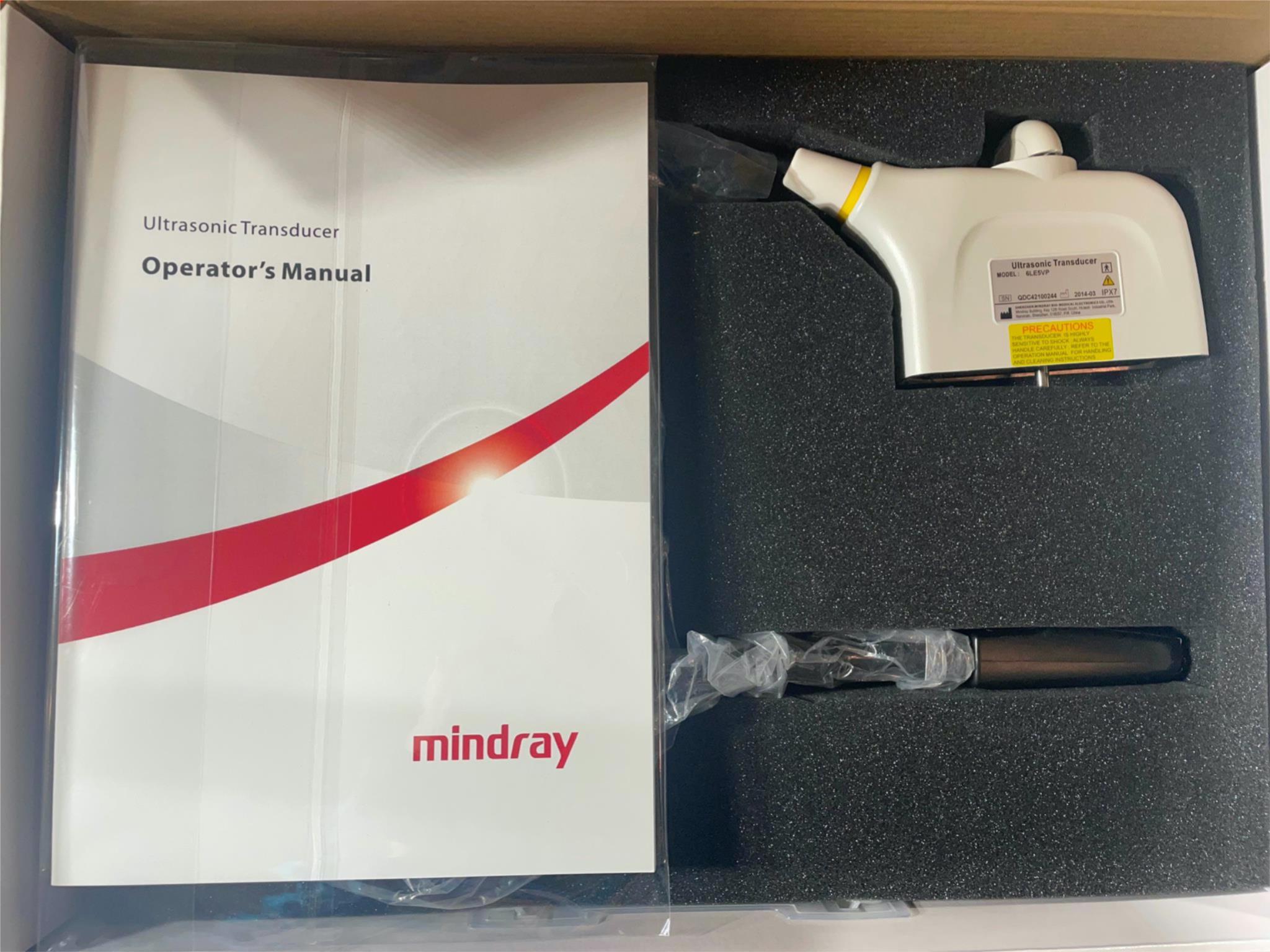 MindRay Ultrasonic Transducer 6LE5VP SN:QDC42100244 DIAGNOSTIC ULTRASOUND MACHINES FOR SALE