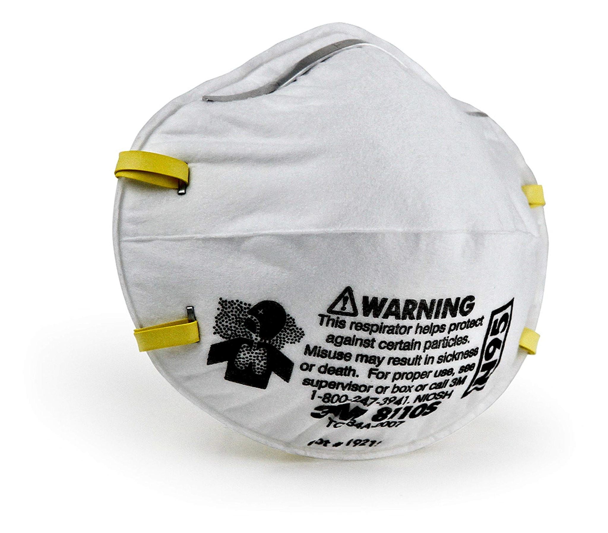 3M Particulate Respirator, 8110S, N95, Unsealed , Smaller Size, Adjustable Nosec DIAGNOSTIC ULTRASOUND MACHINES FOR SALE