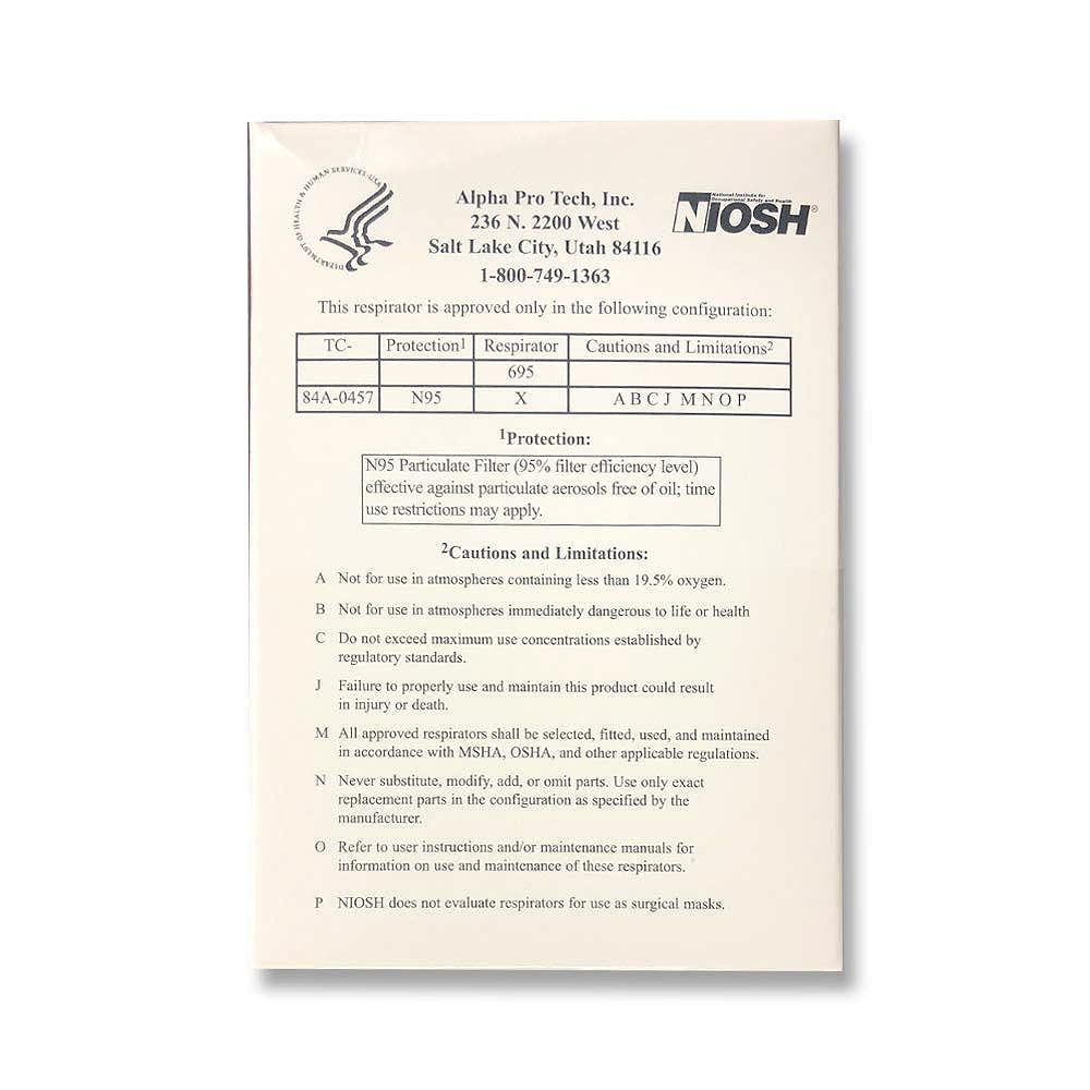 Alpha Pro Tech N-95 Particulate Respirator (Pack of 35 respirators) DIAGNOSTIC ULTRASOUND MACHINES FOR SALE
