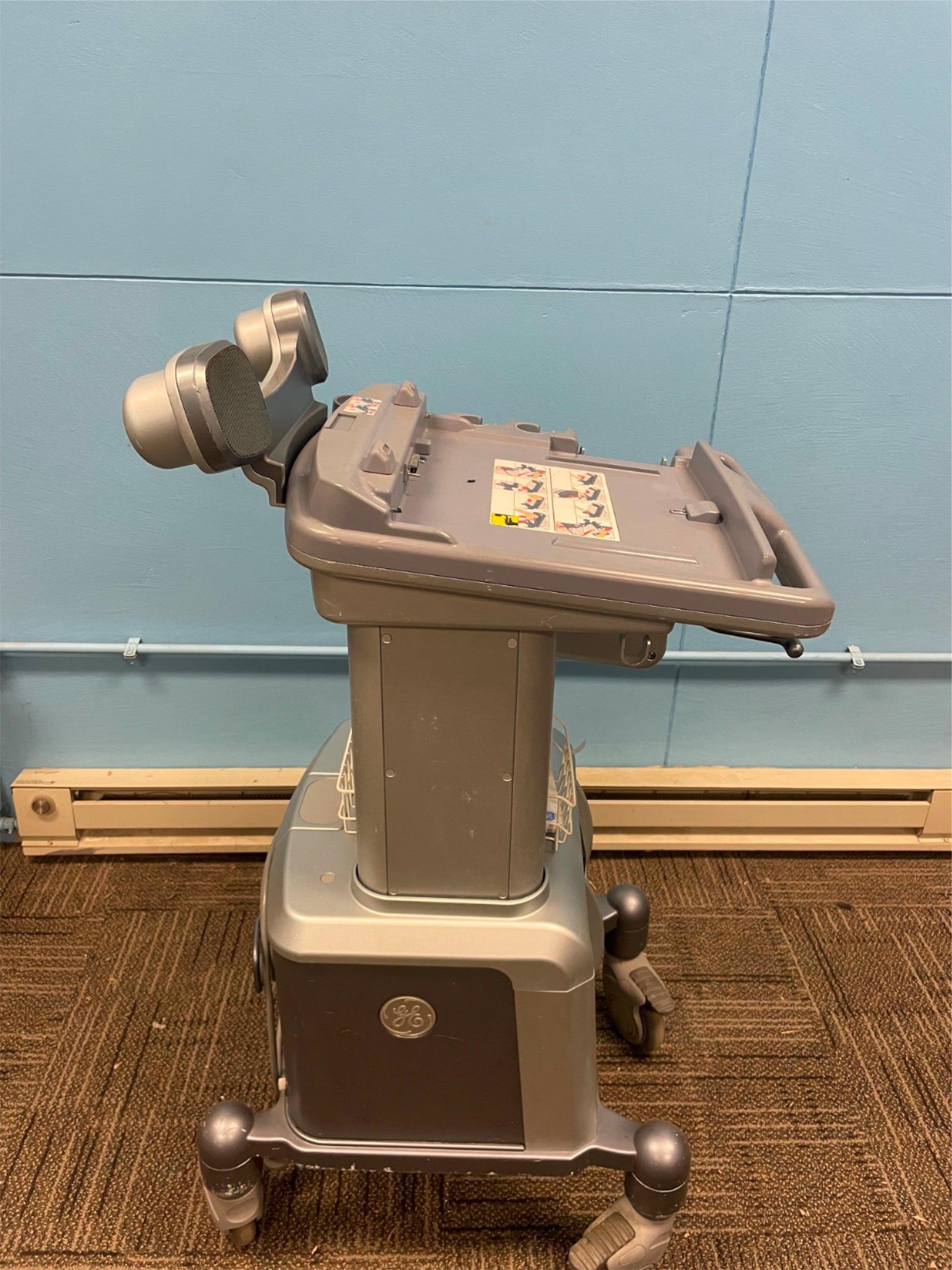 Mobile Trolley- Docking Cart for Ultrasound Machine: GE Logiq e DIAGNOSTIC ULTRASOUND MACHINES FOR SALE