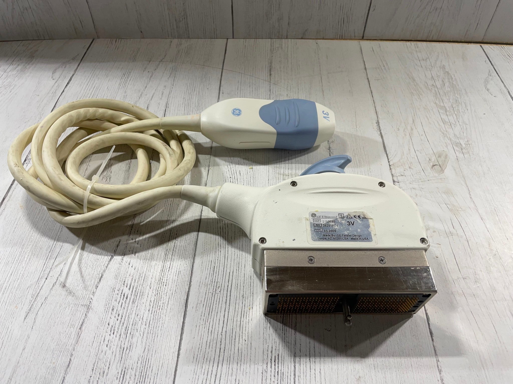 GE 3V Ultrasound Probe REF:2403680 SN:38291PD1 DIAGNOSTIC ULTRASOUND MACHINES FOR SALE