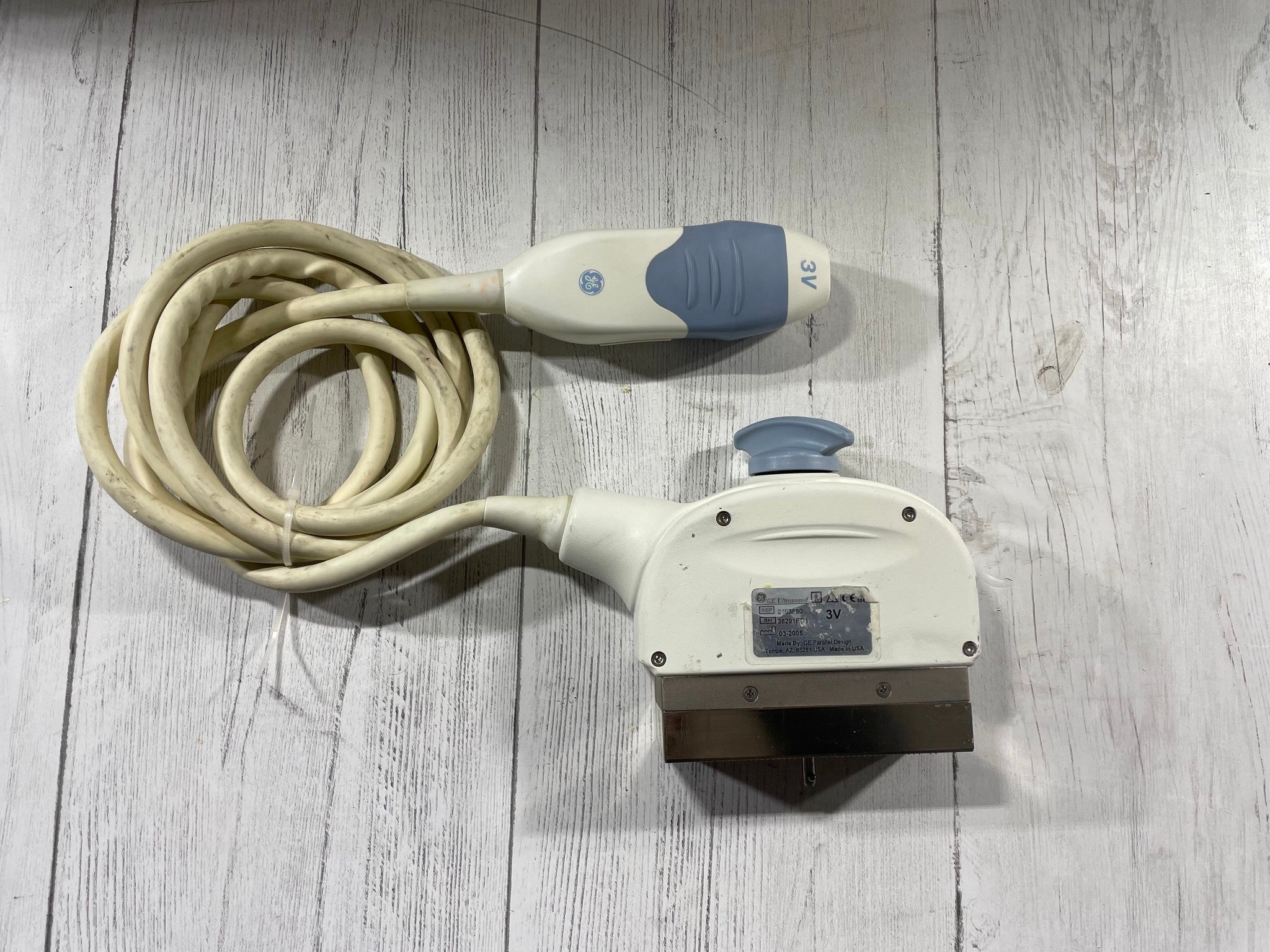 GE 3V Ultrasound Probe REF:2403680 SN:38291PD1 DIAGNOSTIC ULTRASOUND MACHINES FOR SALE