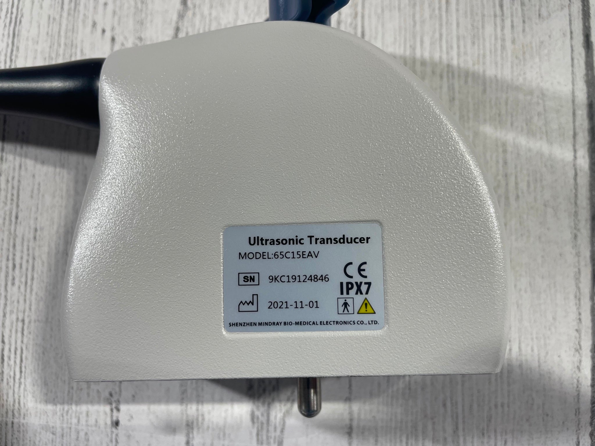 MindRay Ultrasonic Transducer MODEL: 65C15EAV SN: 9KC19124846 DIAGNOSTIC ULTRASOUND MACHINES FOR SALE