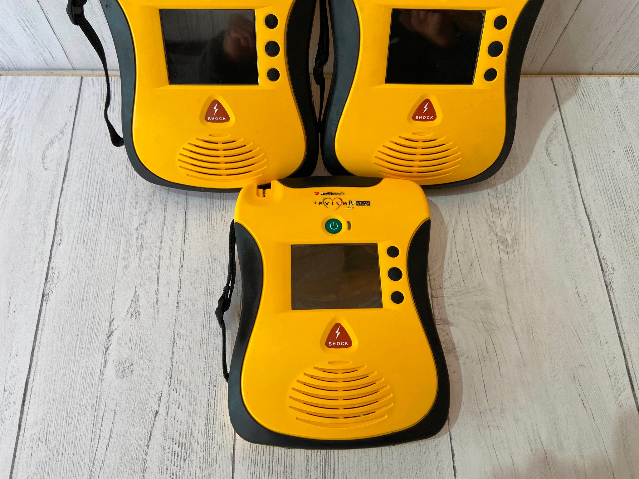 Defibtech Reviver View AED lot of 3 DIAGNOSTIC ULTRASOUND MACHINES FOR SALE