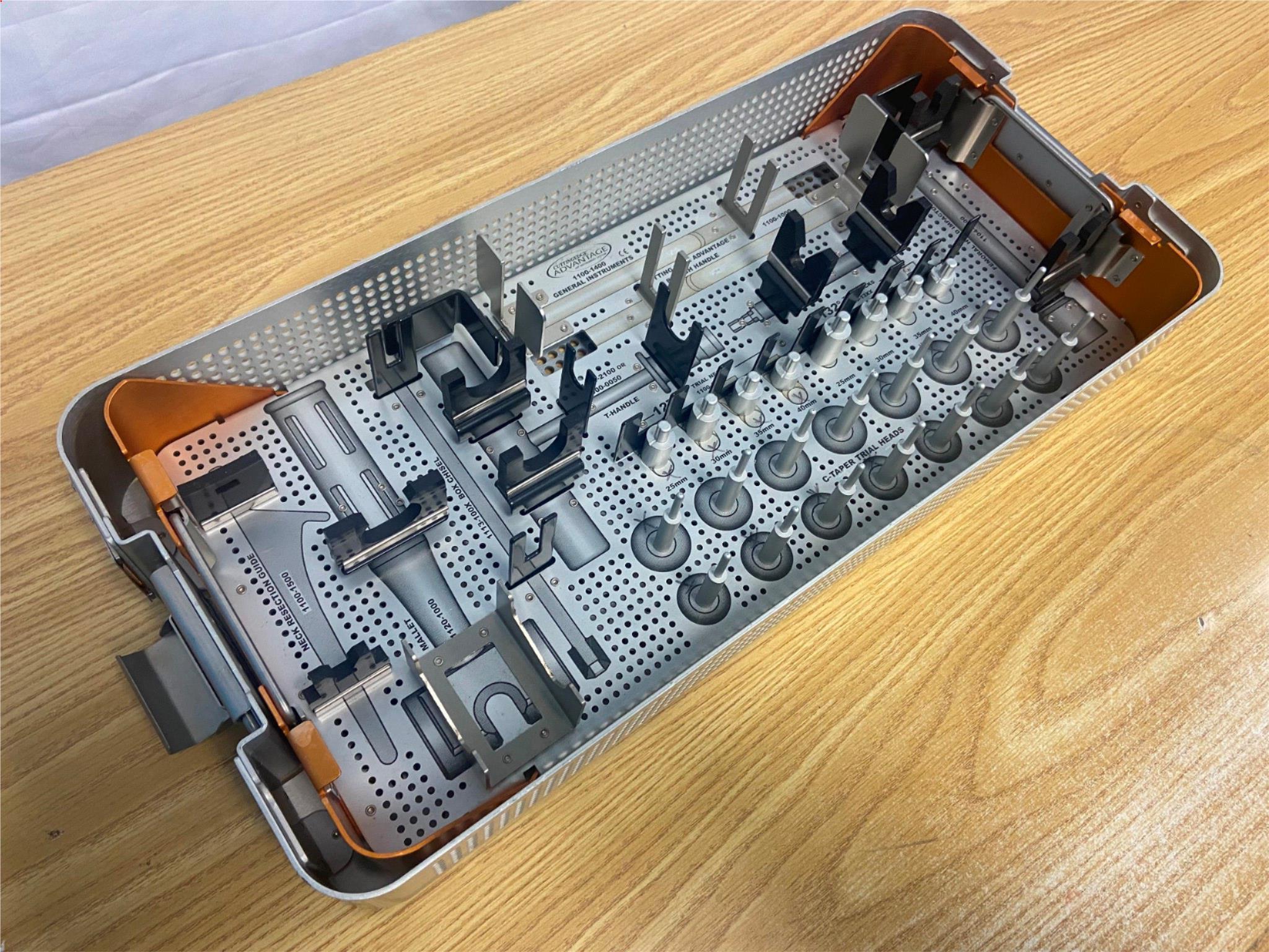 Cuttingedge Advantage Hip Instrument Set Cage 23"x10.5"x3.5" DIAGNOSTIC ULTRASOUND MACHINES FOR SALE