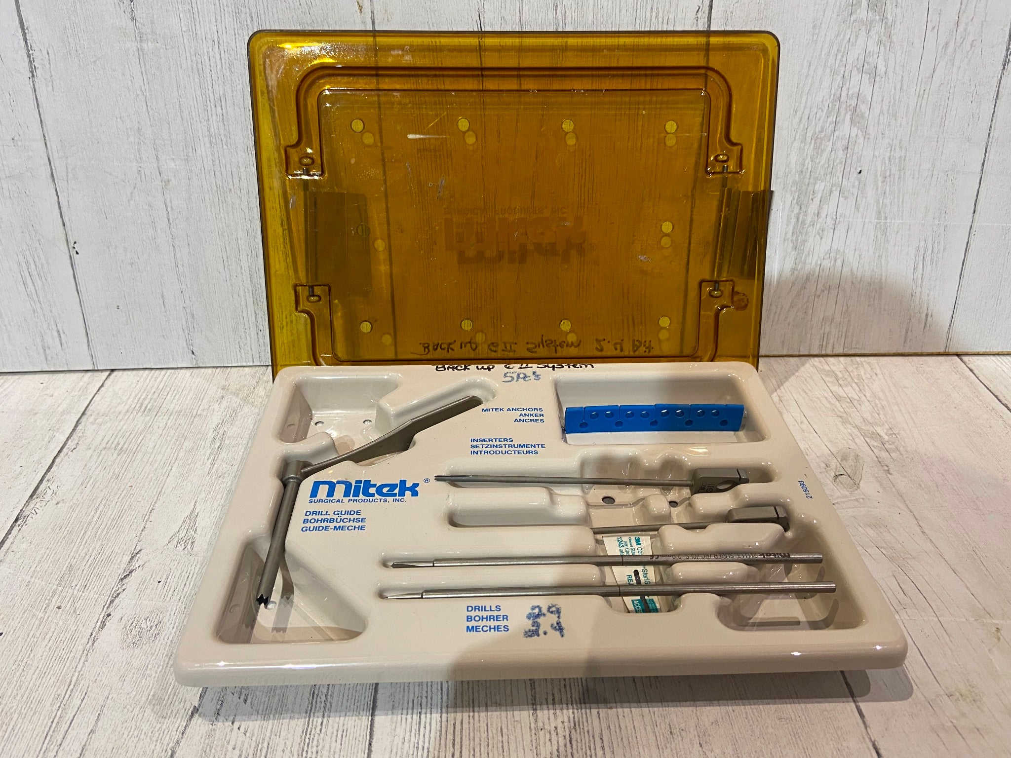 Mitek Surgical Products Drill Guide 11"x8"x1.75" DIAGNOSTIC ULTRASOUND MACHINES FOR SALE