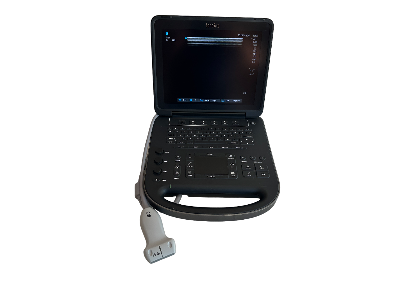SonoSite Probe Transducer L38xi/10-5 MHz P12742-70 fro EDGE 2 ll DIAGNOSTIC ULTRASOUND MACHINES FOR SALE