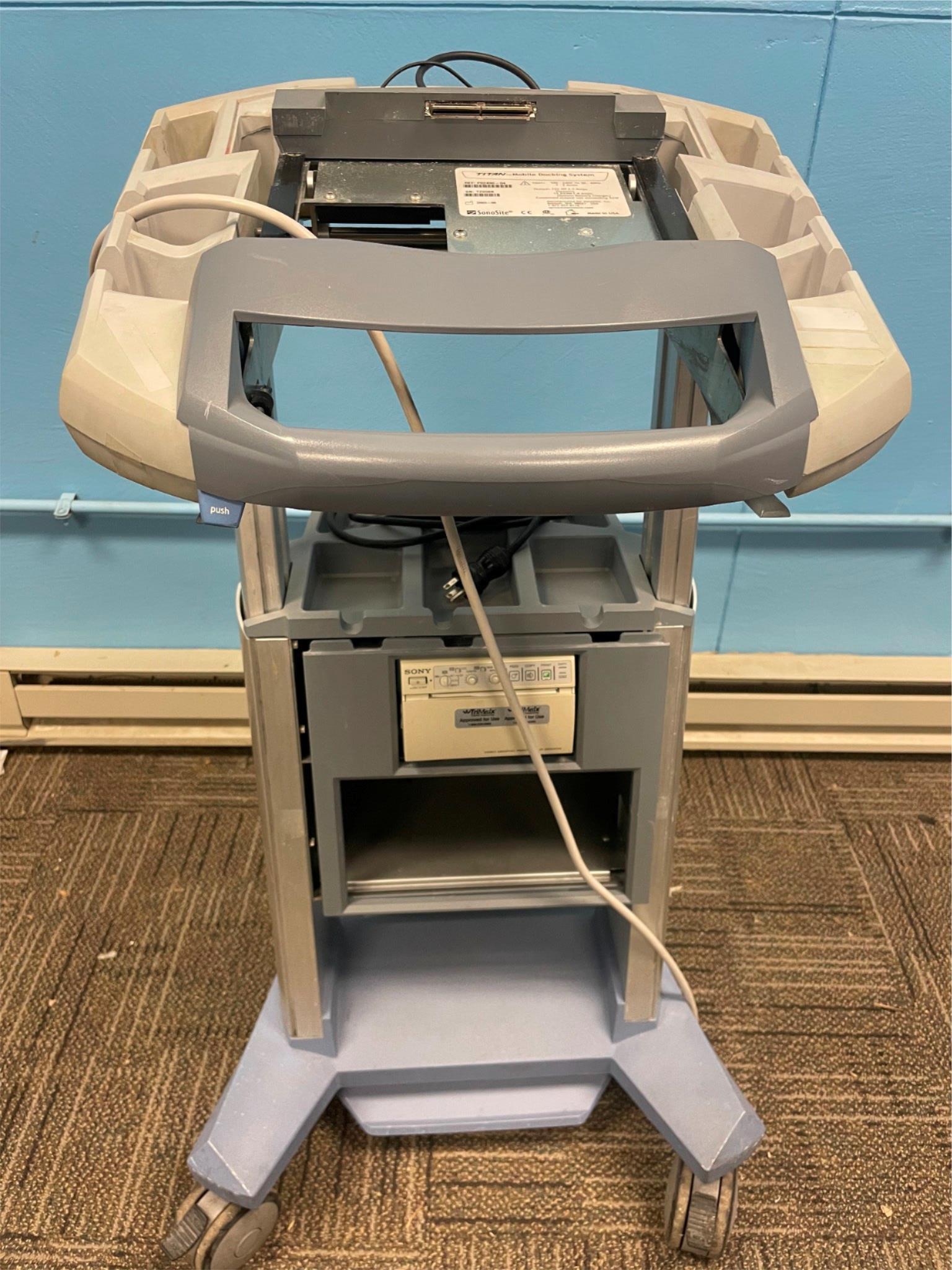 Trolley-Cart Mobile Docking System for Ultrasound Machine: Sonosite Titan DIAGNOSTIC ULTRASOUND MACHINES FOR SALE