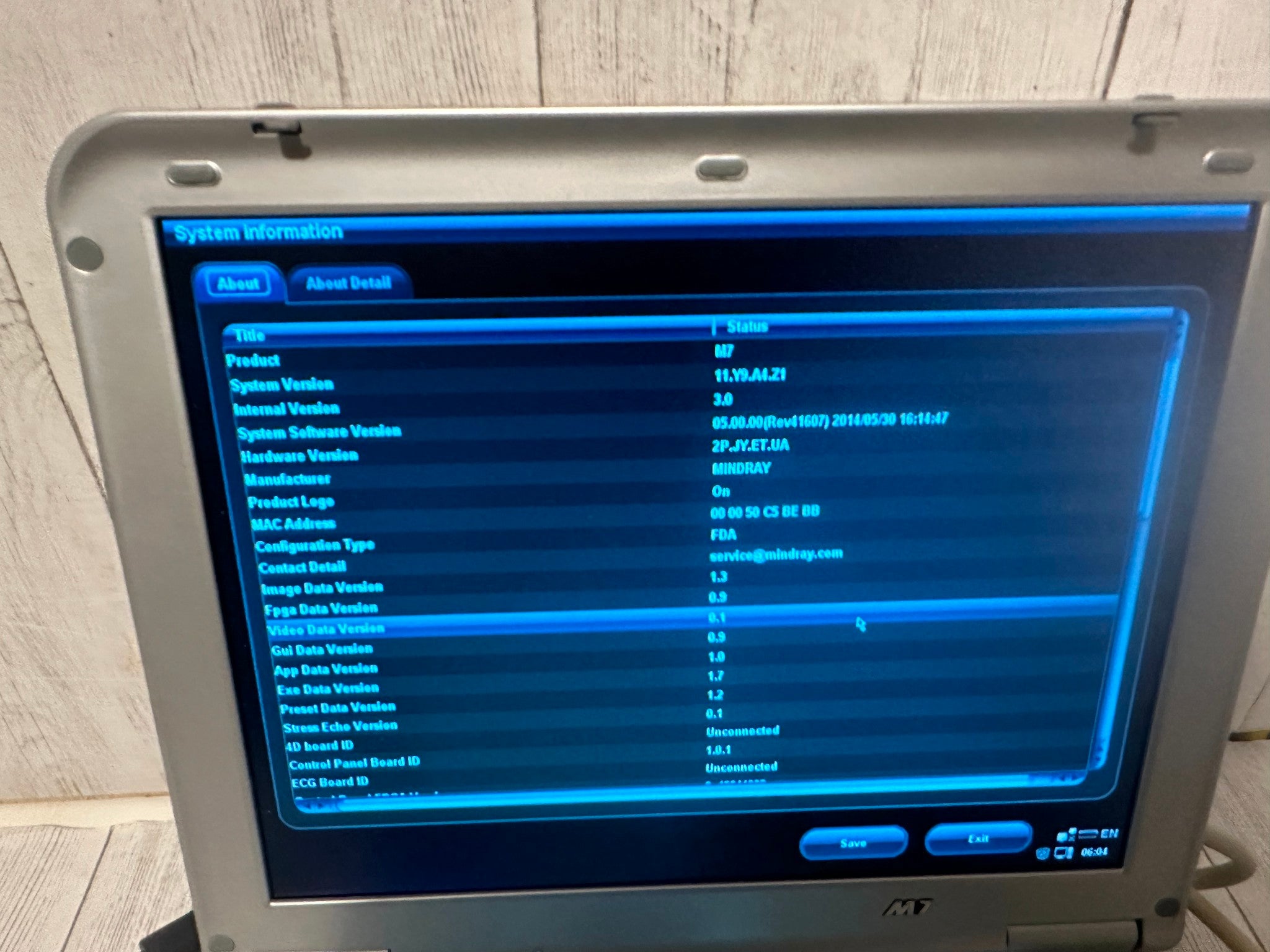 Mindray M7 Ultrasound Machine With 2 Probes (C5-2S, L14-6NS) & Hard Rolling Case DIAGNOSTIC ULTRASOUND MACHINES FOR SALE