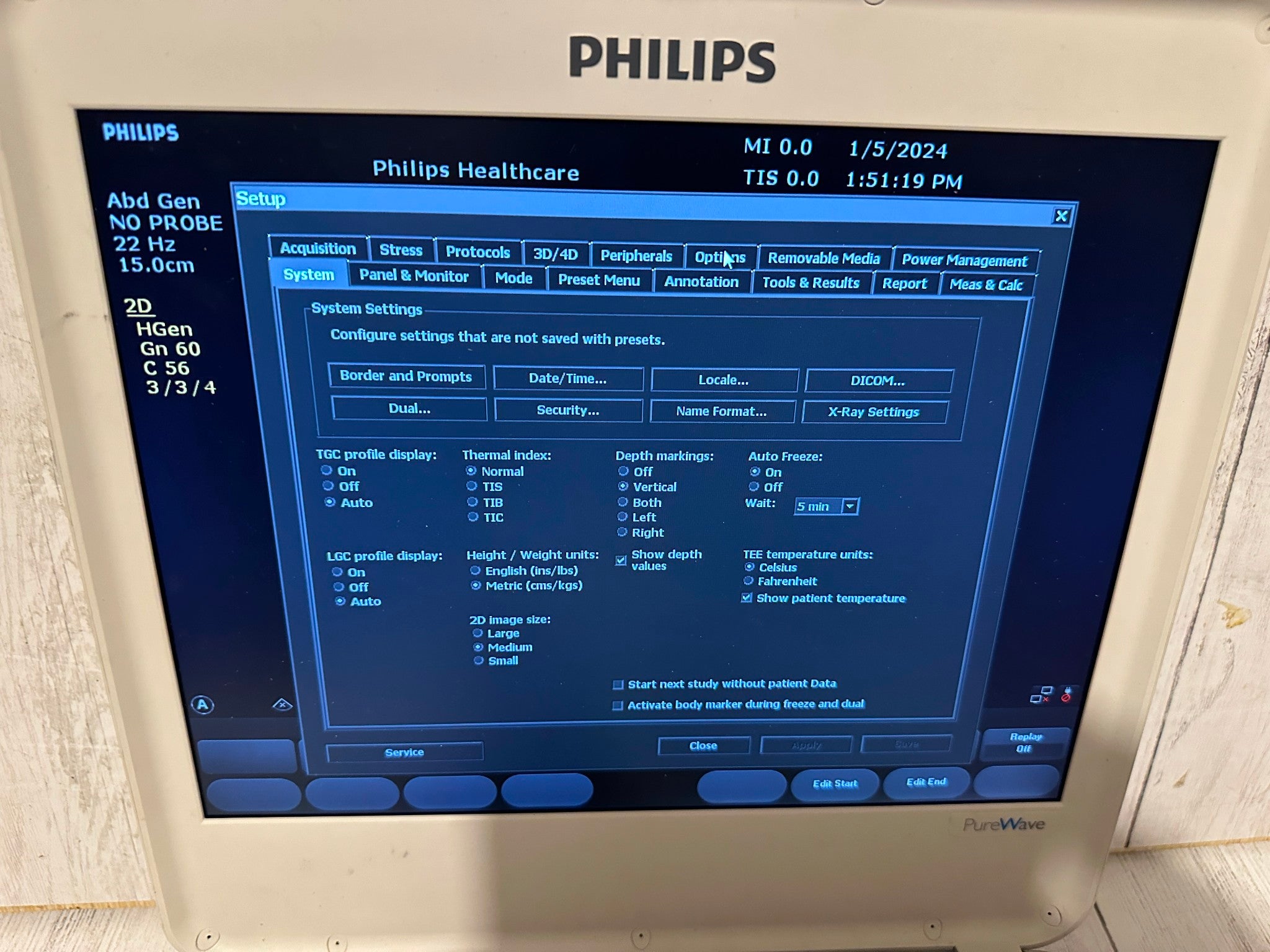 Philips CX50 2015 Portable Ultrasound Rev 5.0.0 All Options Opened Warranty DIAGNOSTIC ULTRASOUND MACHINES FOR SALE