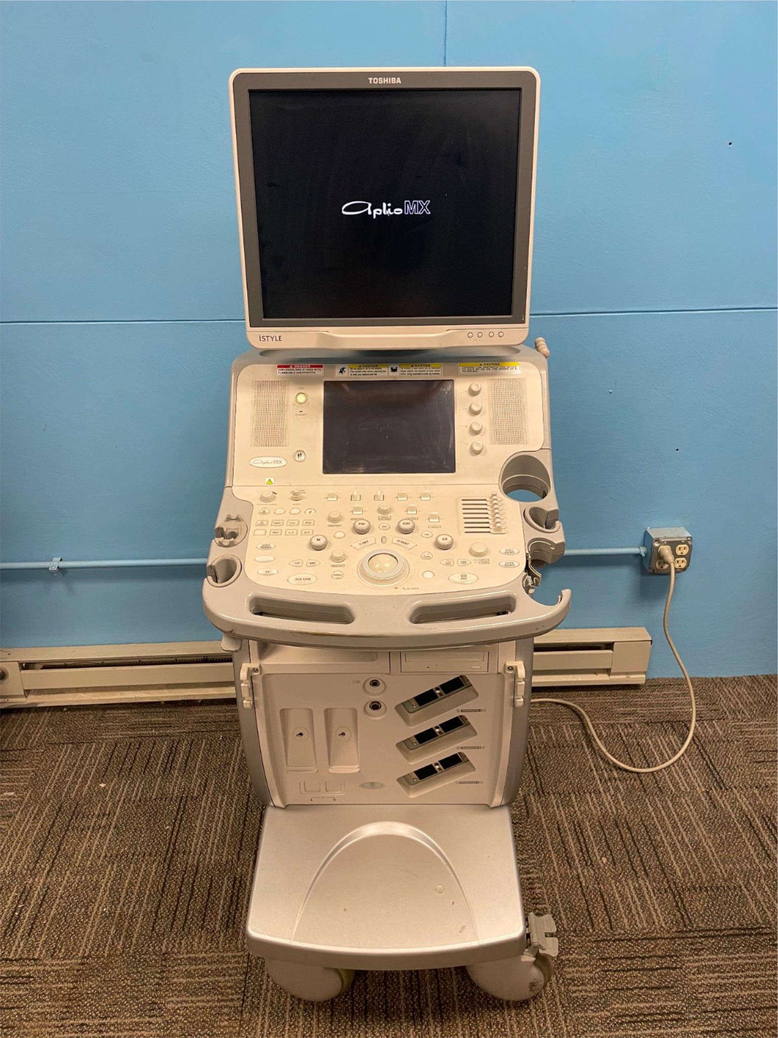 TOSHIBA APLIO MX Ultrasound Scanner Machine 2011 DIAGNOSTIC ULTRASOUND MACHINES FOR SALE