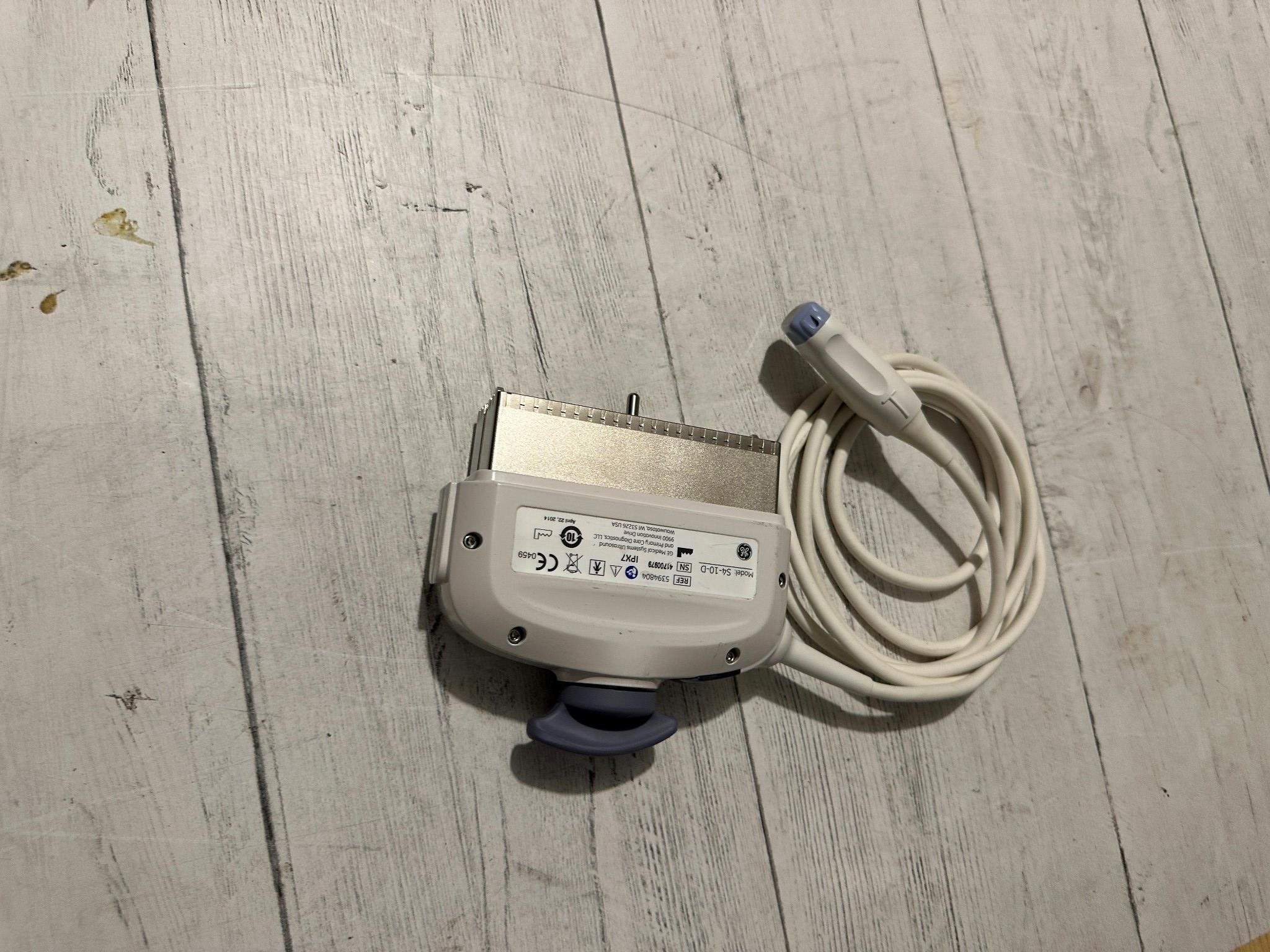 GE S-4-10-D Ultrasound Abdominal Probe Transducer Manufactured 2014 DIAGNOSTIC ULTRASOUND MACHINES FOR SALE