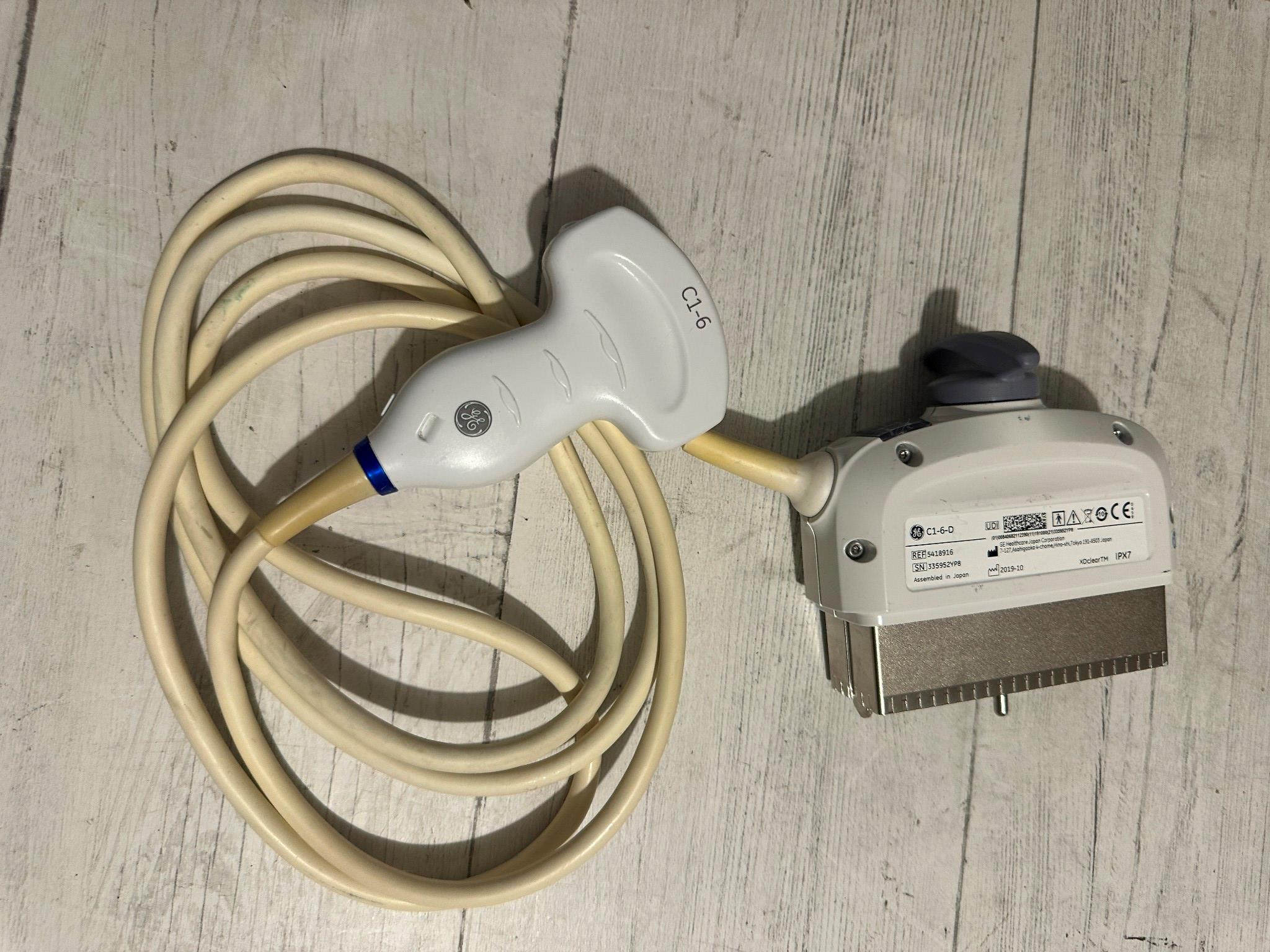 GE C1-6-D Ultrasound Abdominal Probe Transducer  20120 DIAGNOSTIC ULTRASOUND MACHINES FOR SALE