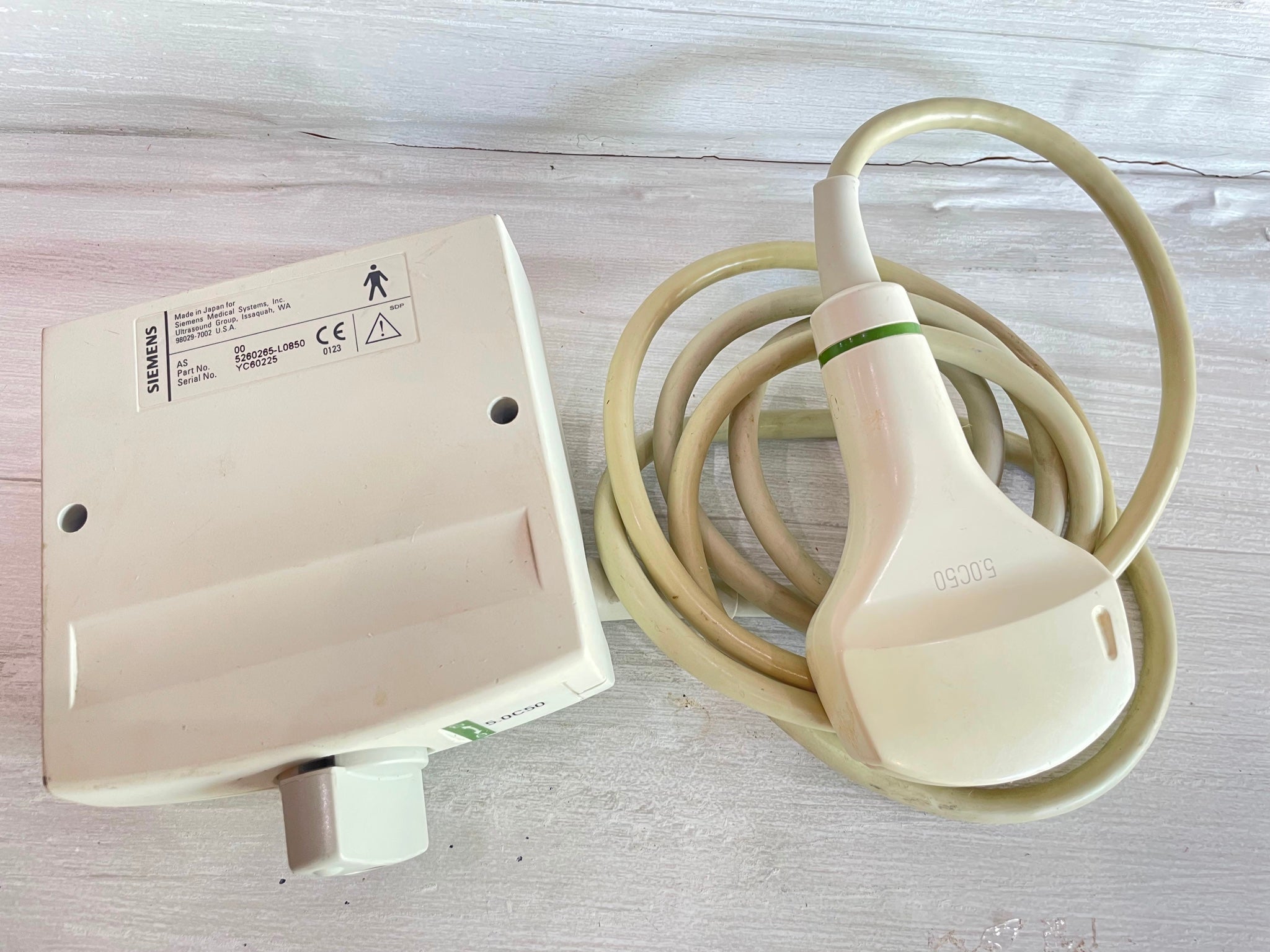 Siemens 5.0C50 Ultrasound Probe Transducer DIAGNOSTIC ULTRASOUND MACHINES FOR SALE