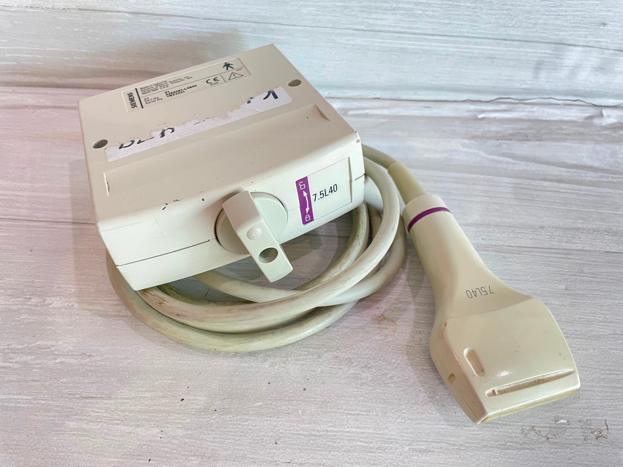 Siemens 7.5L40 Ultrasound Probe Transducer DIAGNOSTIC ULTRASOUND MACHINES FOR SALE