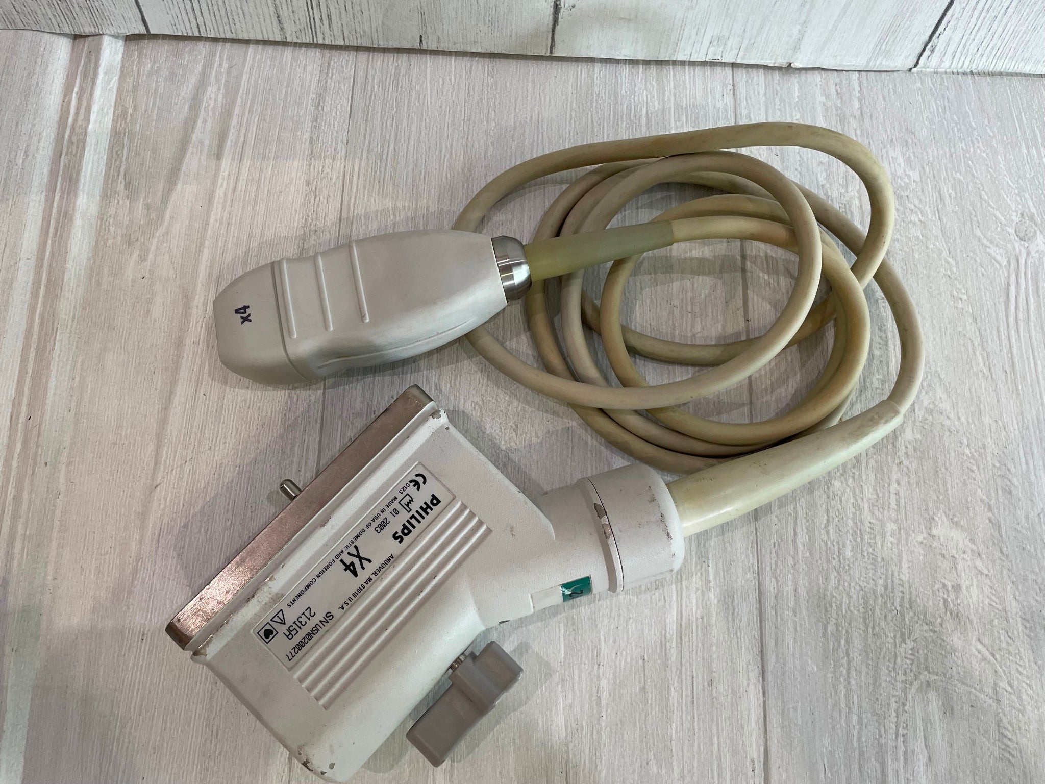 Philips x4 Ultrasound Probe Transducer 2003 DIAGNOSTIC ULTRASOUND MACHINES FOR SALE