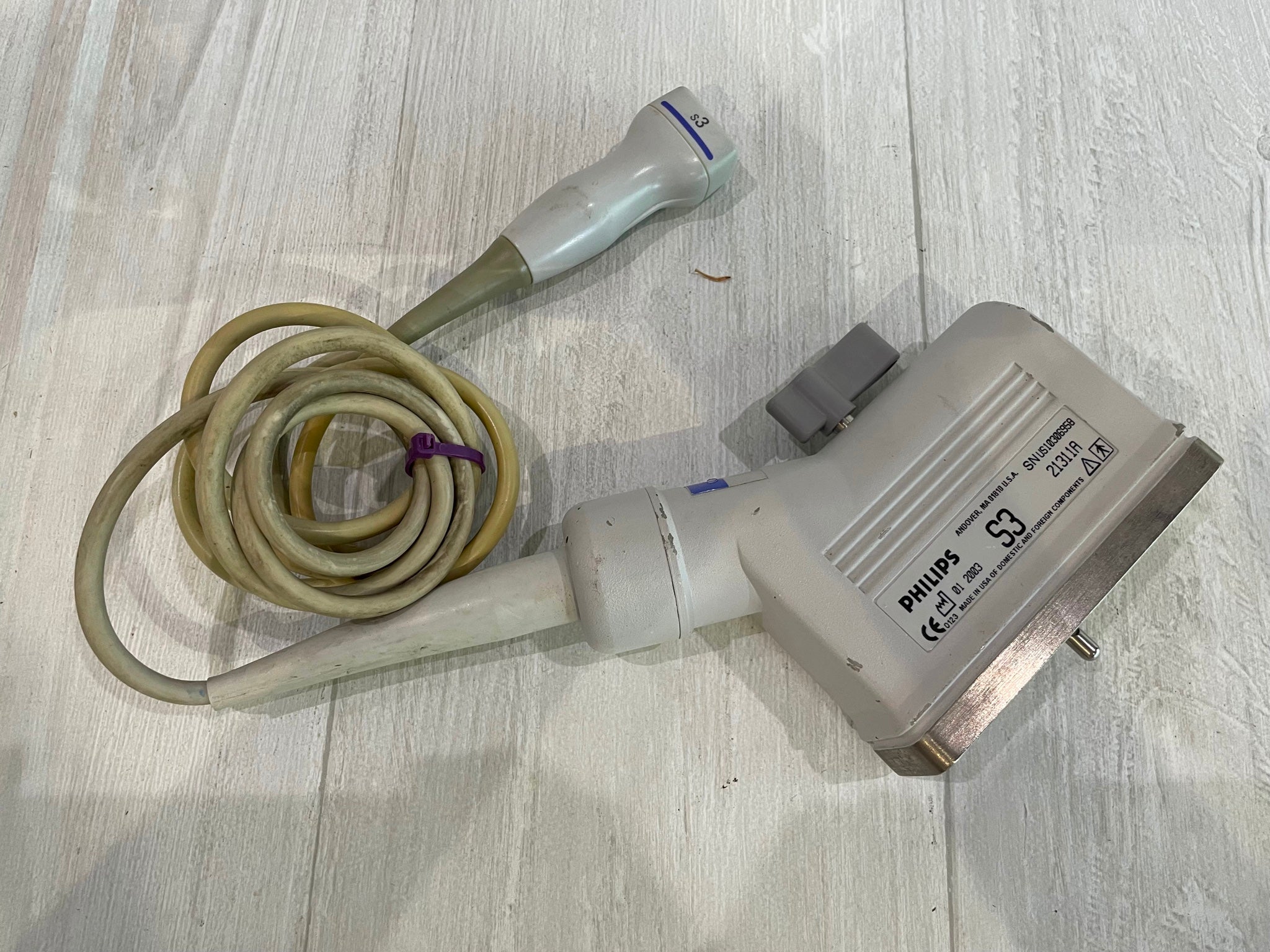 Philips S3 Ultrasound Probe Transducer 2003 DIAGNOSTIC ULTRASOUND MACHINES FOR SALE