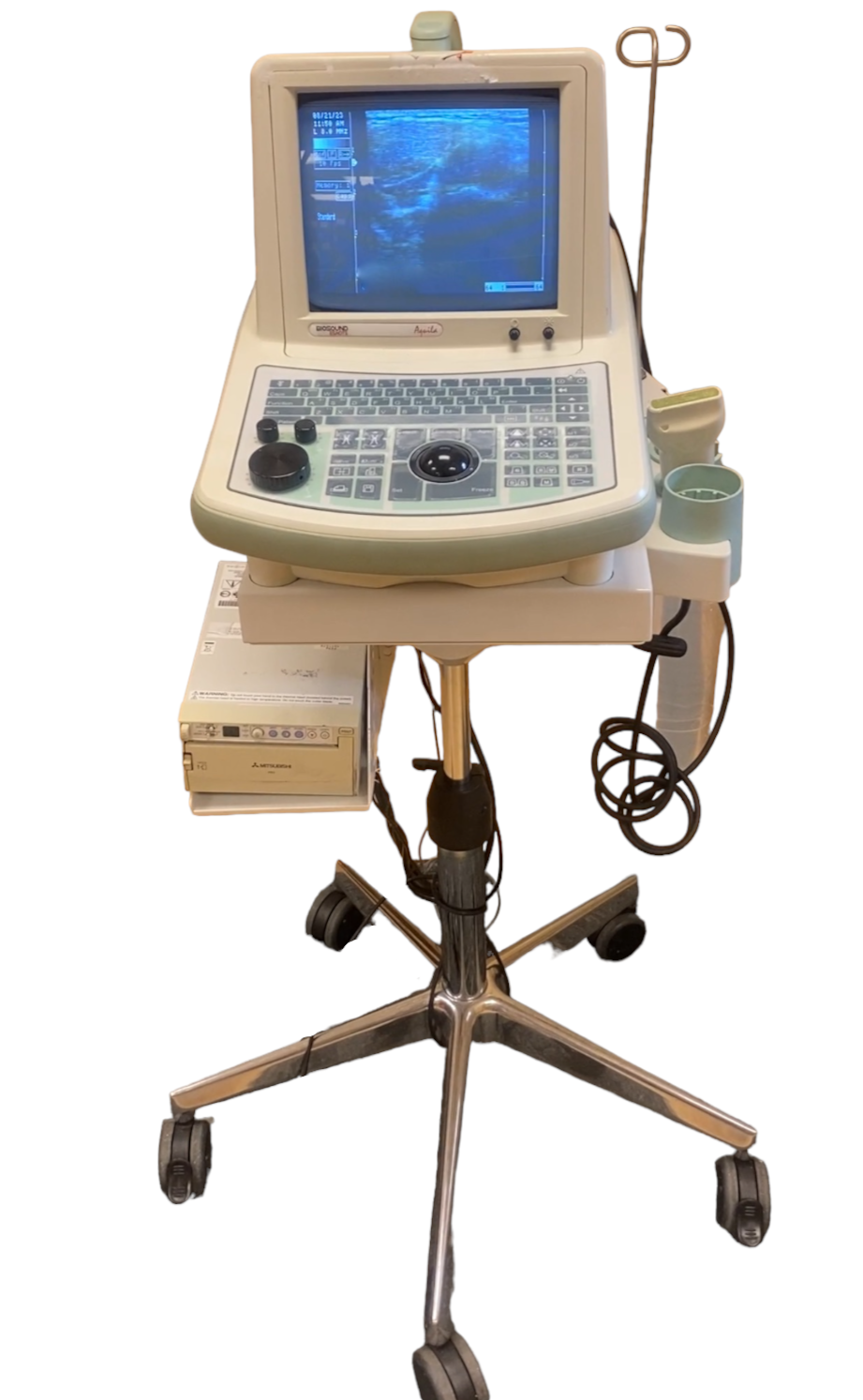 BIOSOUND ESAOTE AQUILA ULTRASOUND MACHINE WITH 1 PROBE L40 DIAGNOSTIC ULTRASOUND MACHINES FOR SALE