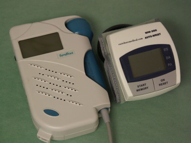 Sonotrax basic  Fetal  Heart Doppler 3MHZ W/BONUS DIGITAL BLOOD PRESSURE MONITOR DIAGNOSTIC ULTRASOUND MACHINES FOR SALE