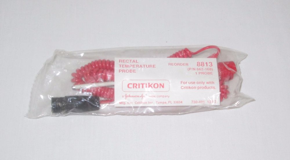 *** New *** Still-Sealed Critikon 8813 662-168 Rectal Temperature Probe DIAGNOSTIC ULTRASOUND MACHINES FOR SALE