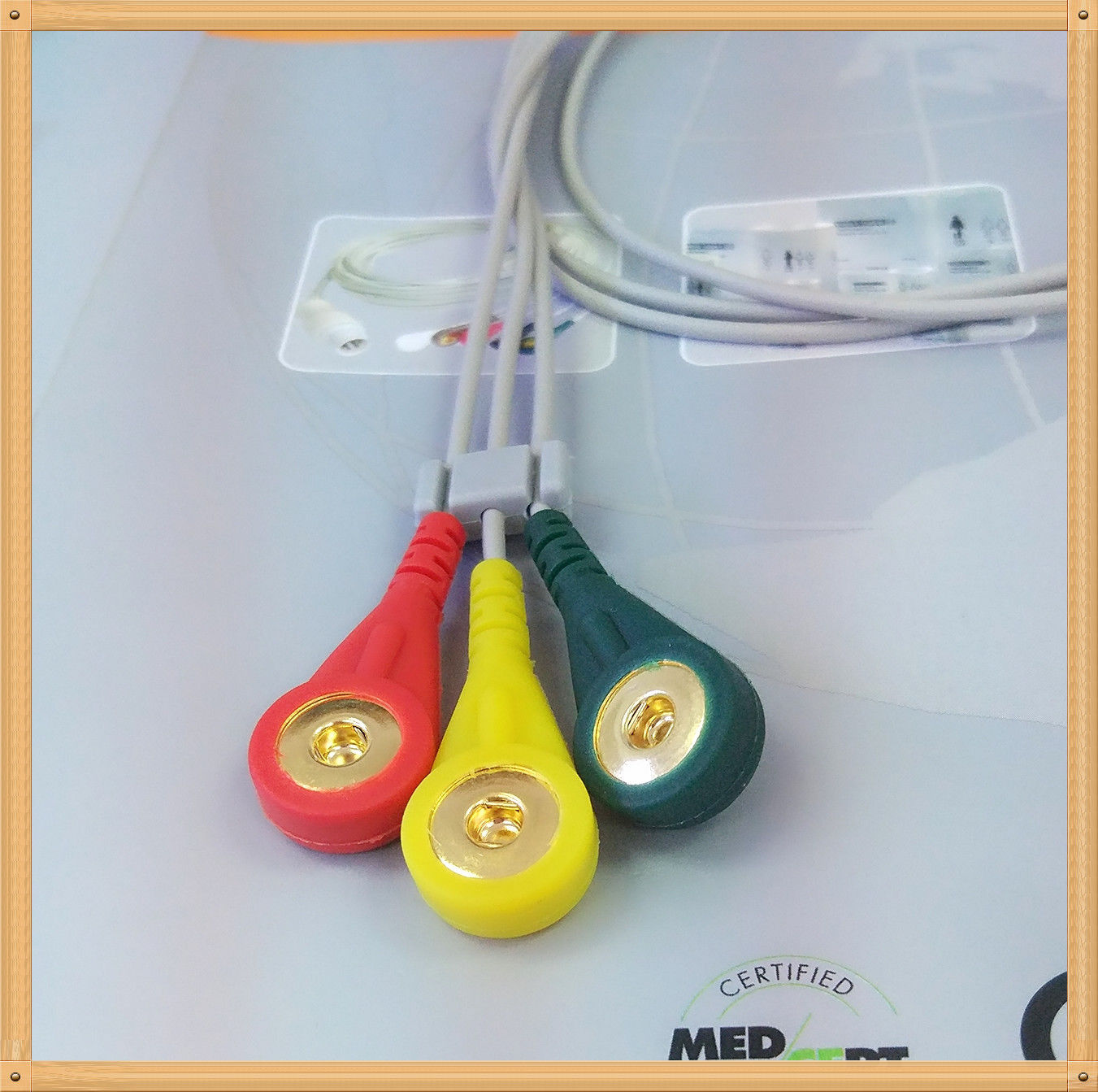 Din Style Safety ECG Leadwires,0.6m 3 Leads,Snap IEC DIAGNOSTIC ULTRASOUND MACHINES FOR SALE