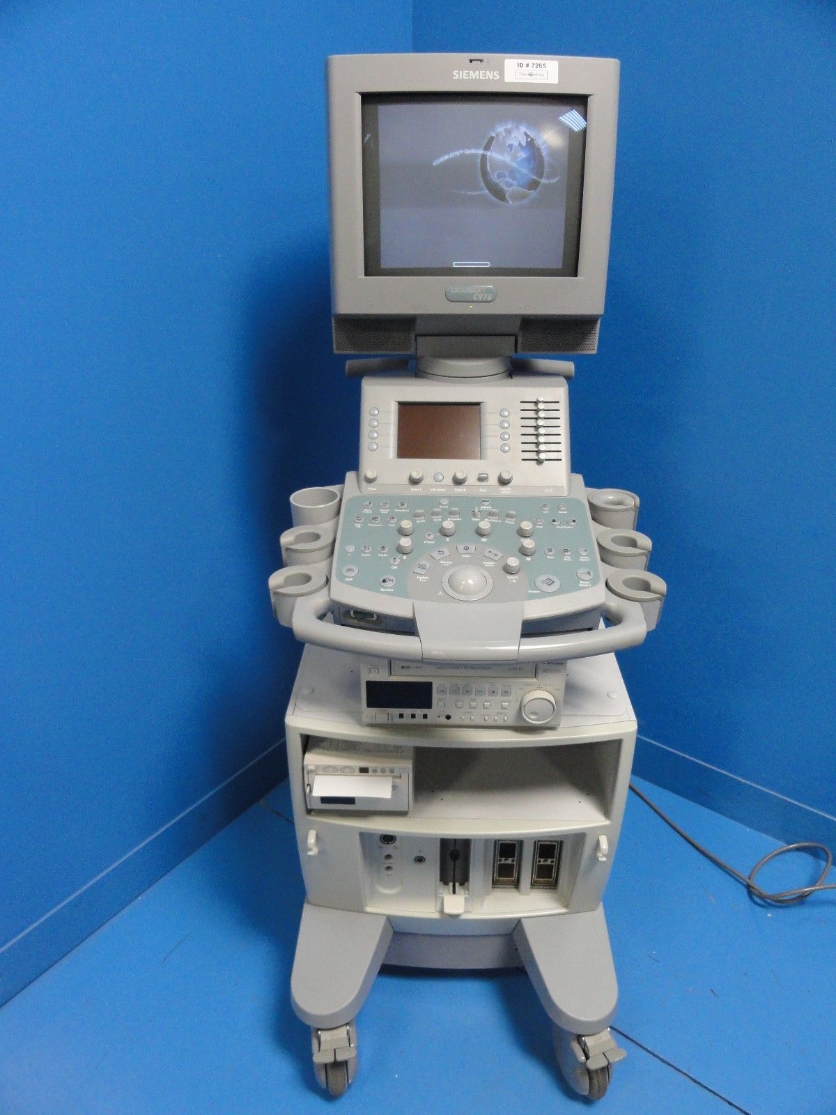 2003 Siemens Acuson CV70 Cardiovascular Ultrasound W/ VCR & Printer (7265) DIAGNOSTIC ULTRASOUND MACHINES FOR SALE