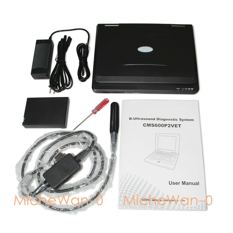 VET Ultrasound Scanner Portable Laptop Machine Rectal+Micro-convex 2 Probes USA 658126883672 DIAGNOSTIC ULTRASOUND MACHINES FOR SALE