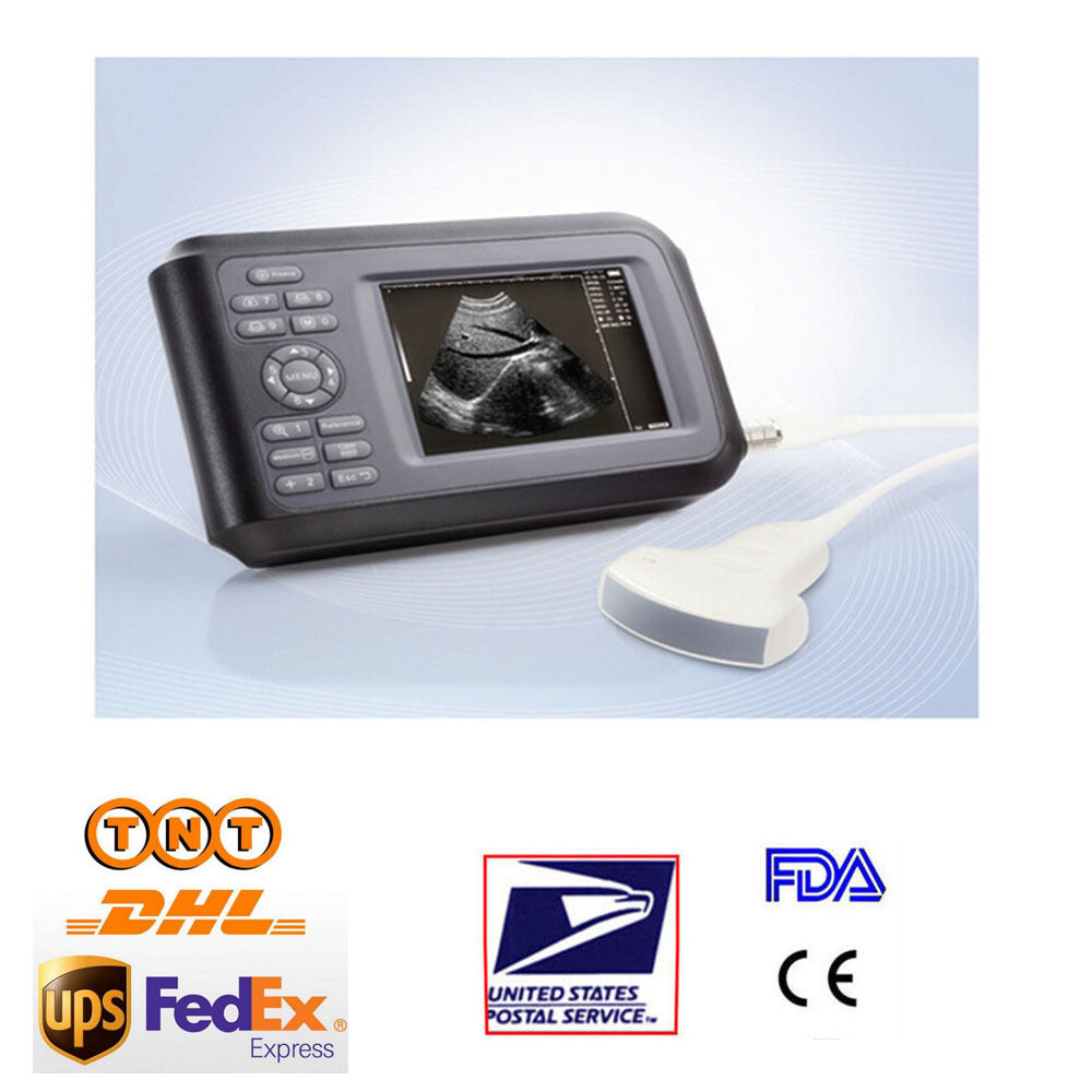 5.5Inch TFT Handheld Ultrasound Scanner/Machine  +Convex Probe + Case Human Use DIAGNOSTIC ULTRASOUND MACHINES FOR SALE