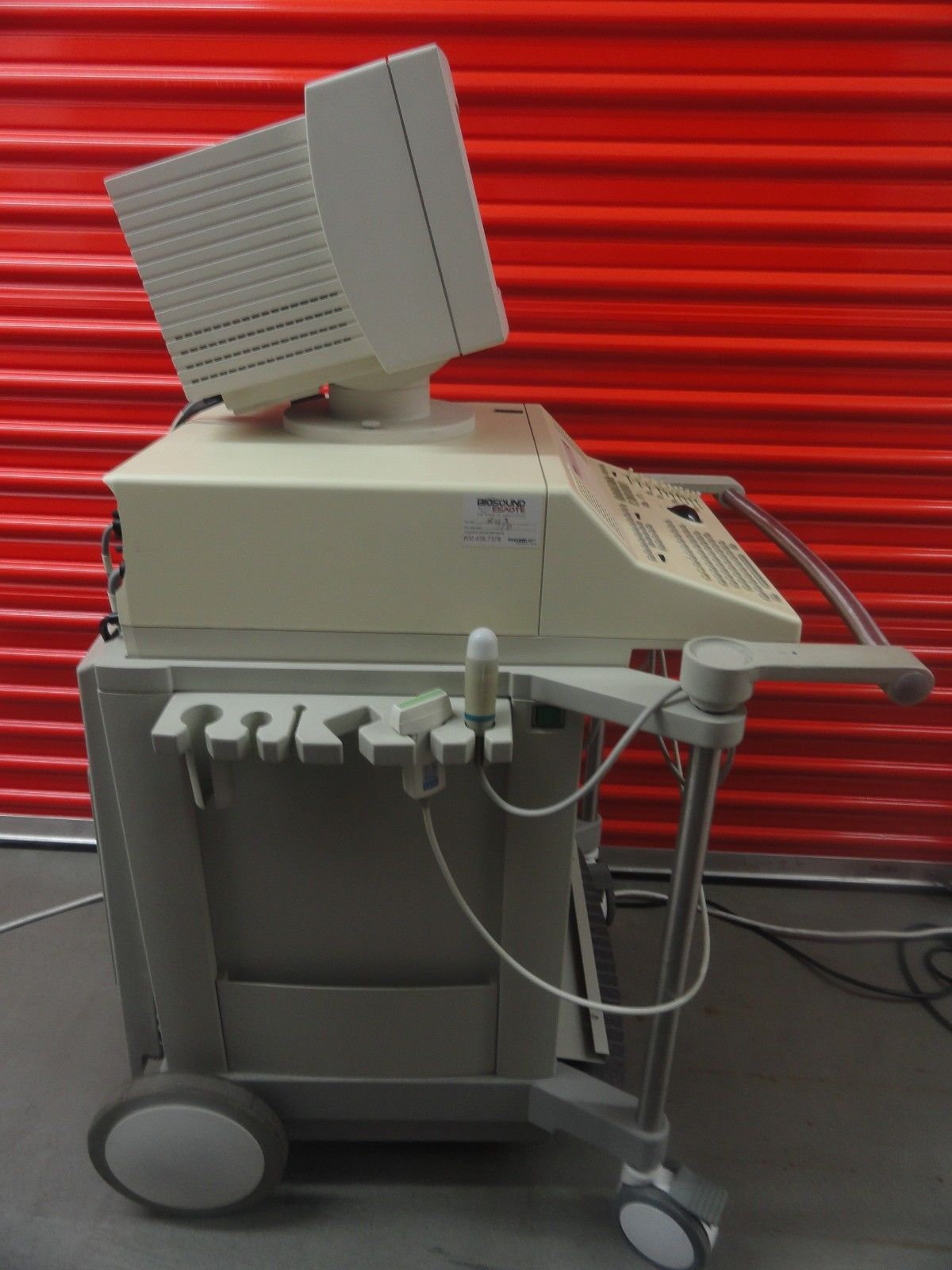 Biosound Esaote AU3 P/N 7050 Ultrasound W/ LA 13 & 2535AA-C Probe& Printer 5818 DIAGNOSTIC ULTRASOUND MACHINES FOR SALE