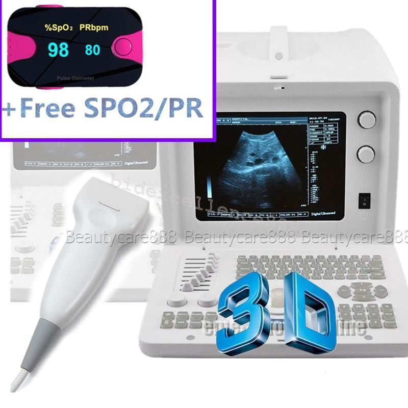 Ultrasound Machine Scanner System Linear Probe + Oximeter  Portable Machine CE DIAGNOSTIC ULTRASOUND MACHINES FOR SALE