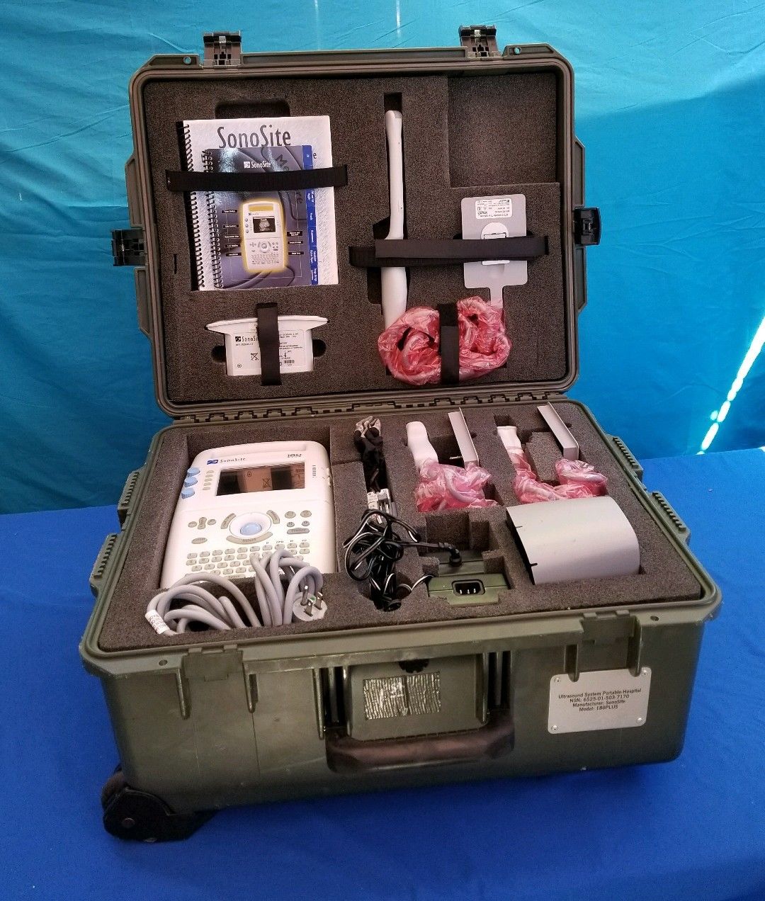 SonoSite 180 Plus Portable Ultrasound w/THREE TRANSDUCERS And Carrying Case!!! DIAGNOSTIC ULTRASOUND MACHINES FOR SALE