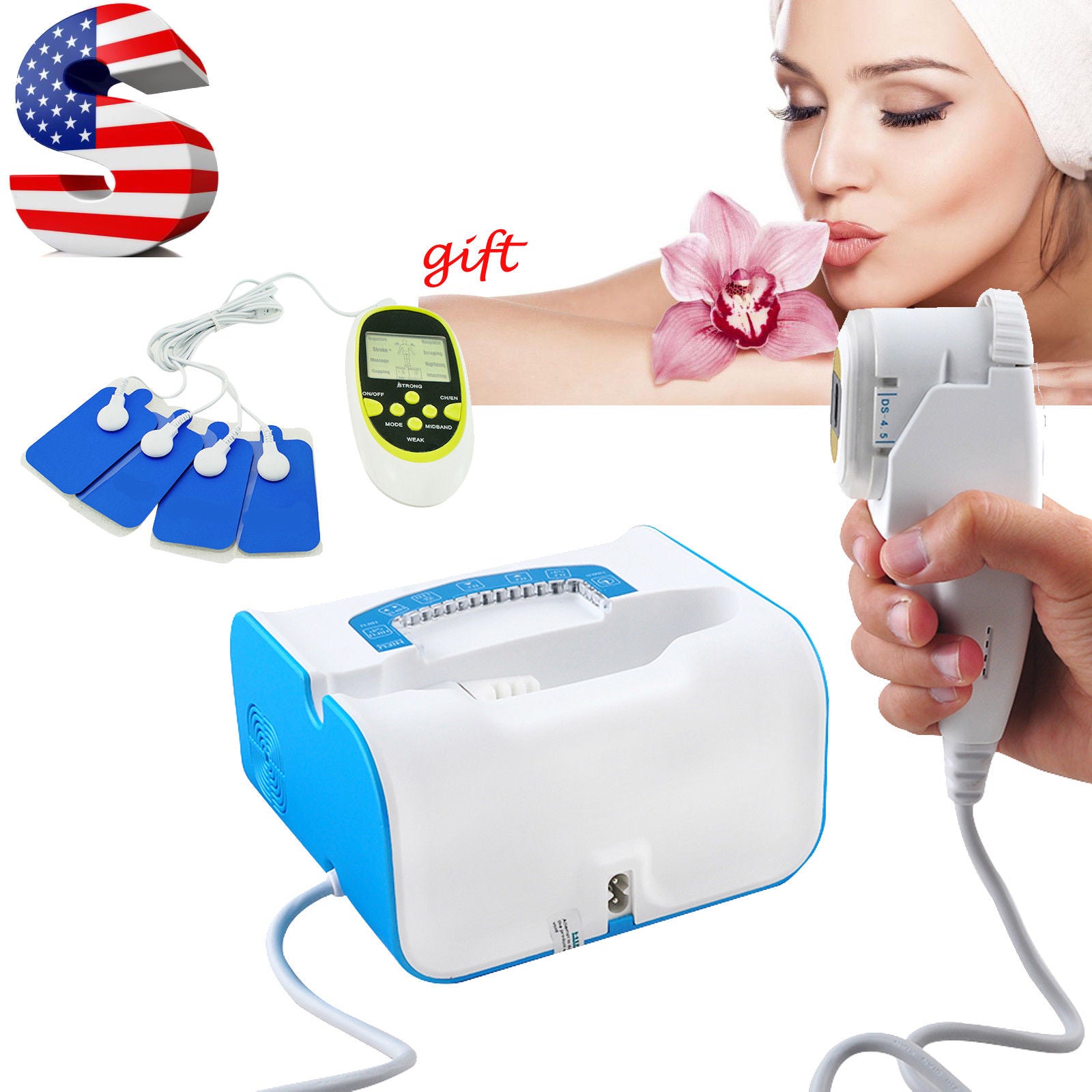 US High Intensity Focused Ultrasound Hifu RF LED tighten skin beauty tool+gift 190891968203 DIAGNOSTIC ULTRASOUND MACHINES FOR SALE