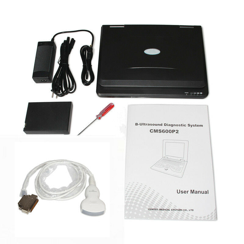 Portable Ultrasound Scanner Machine Diagnostic System+Convex Probe+Linear Probe DIAGNOSTIC ULTRASOUND MACHINES FOR SALE