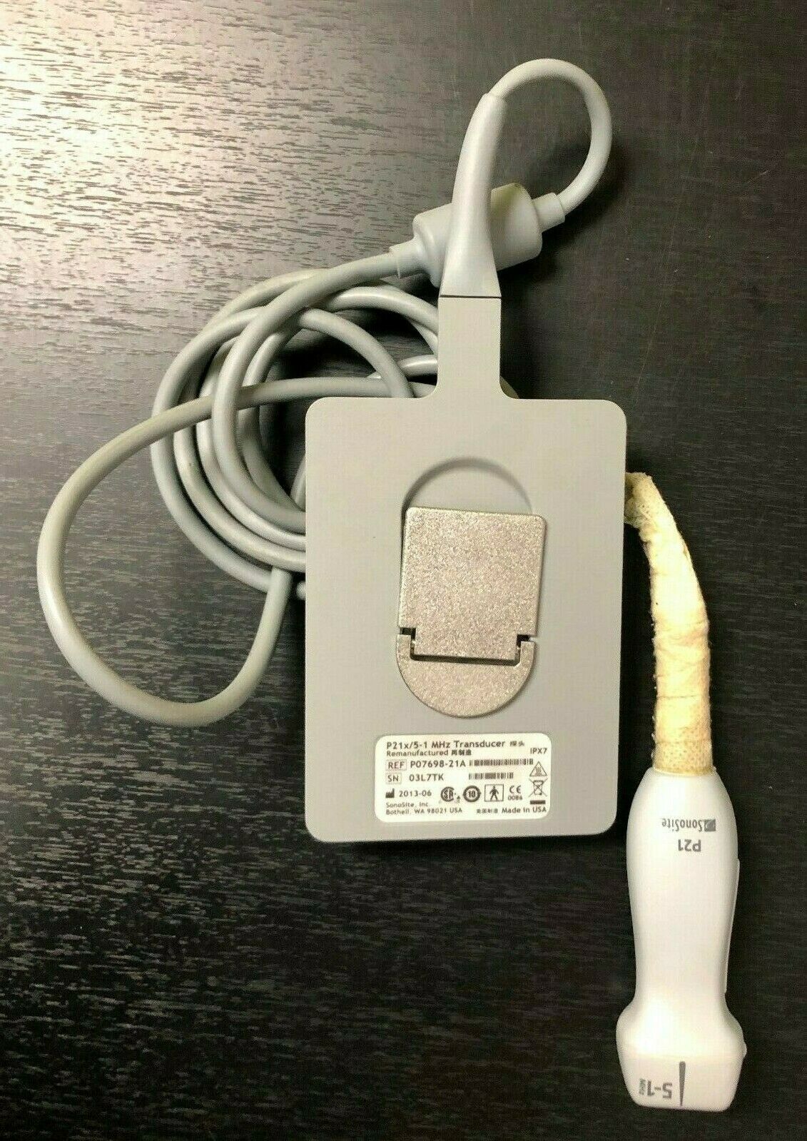 Sonosite P21x /5-1 MHz Ultrasound Transducer Probe for M-Turbo , S-Series DIAGNOSTIC ULTRASOUND MACHINES FOR SALE