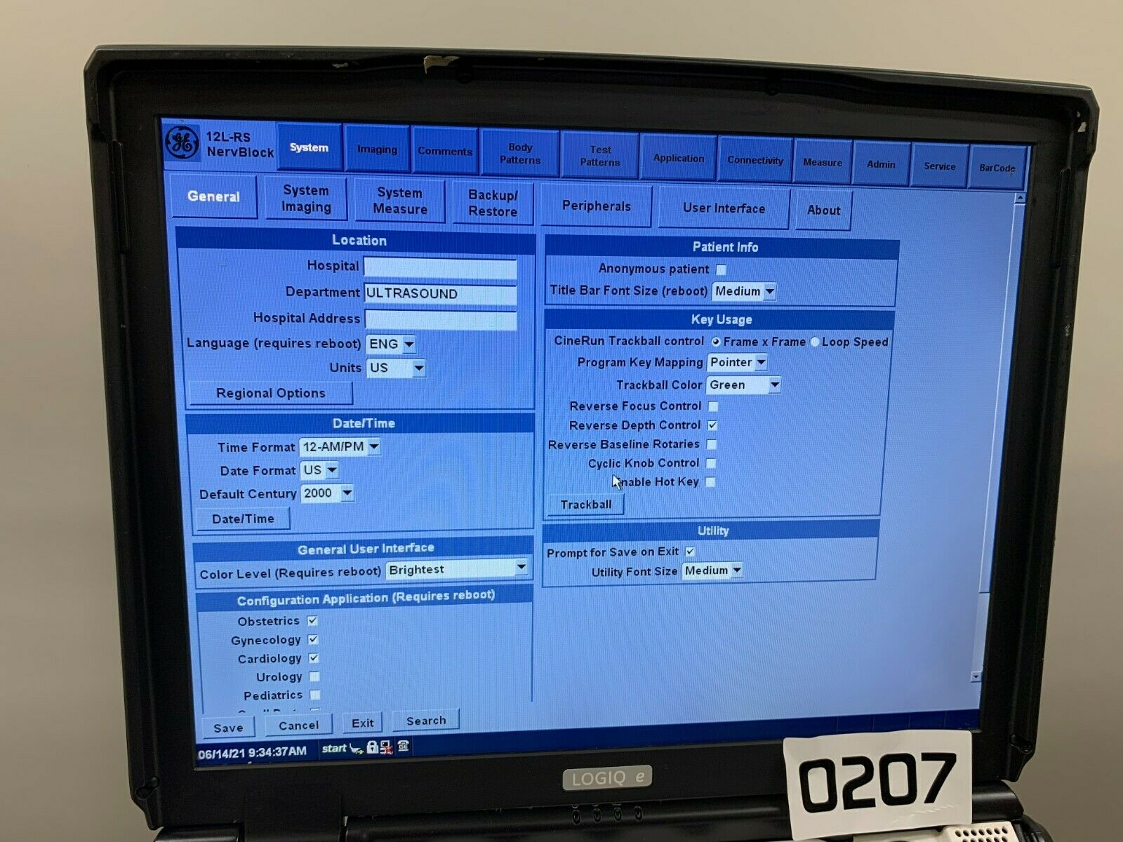 GE Logiq e NextGen Portable Ultrasound 5419804 W/12L-RS Probe V R7.0.3 0207 DIAGNOSTIC ULTRASOUND MACHINES FOR SALE