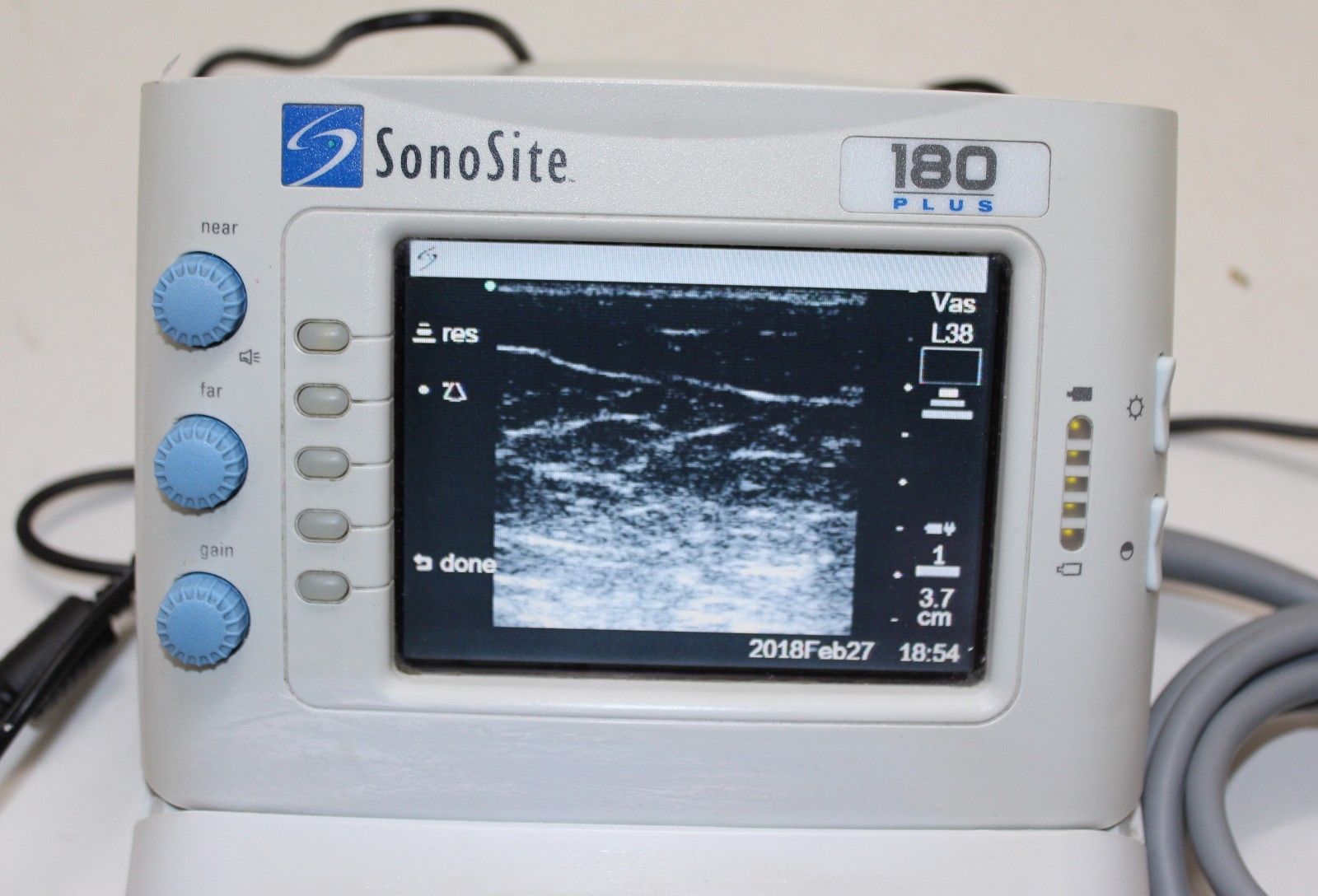 Sonosite 180 Plus Ultrasound with L38 10-5 Mhz probe DIAGNOSTIC ULTRASOUND MACHINES FOR SALE