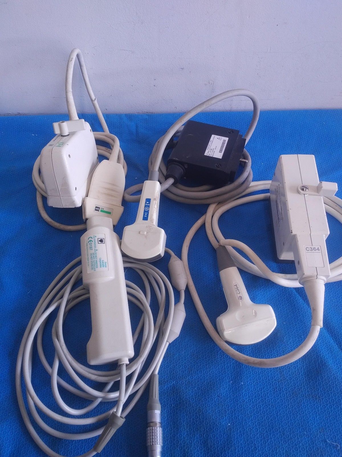 Transducer Probe Lot - GE/ATL/Boston Scientific DIAGNOSTIC ULTRASOUND MACHINES FOR SALE