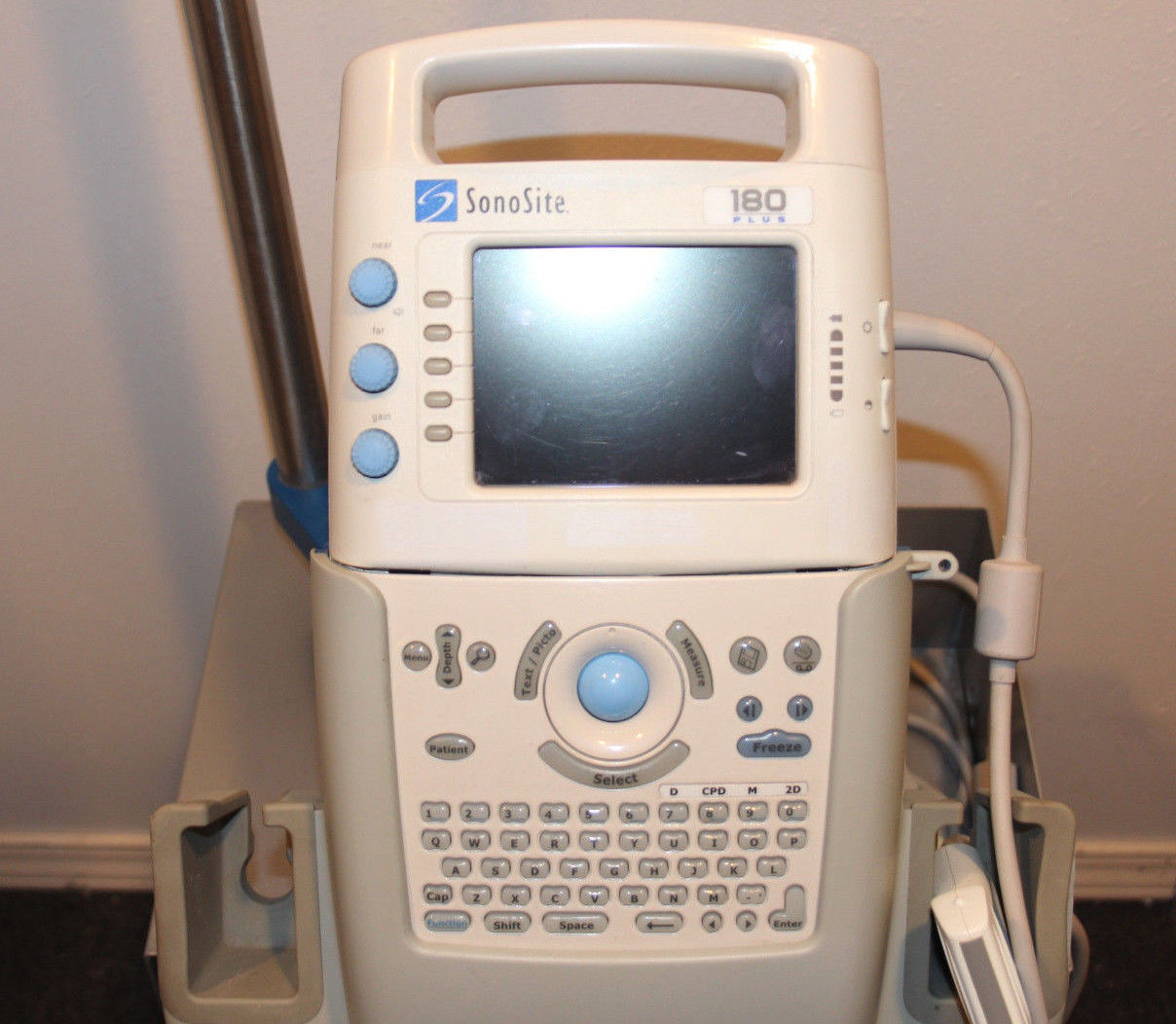 Sonosite 180plus Ultrasound System w/ L38 Linear & C11 Probes with stand DIAGNOSTIC ULTRASOUND MACHINES FOR SALE