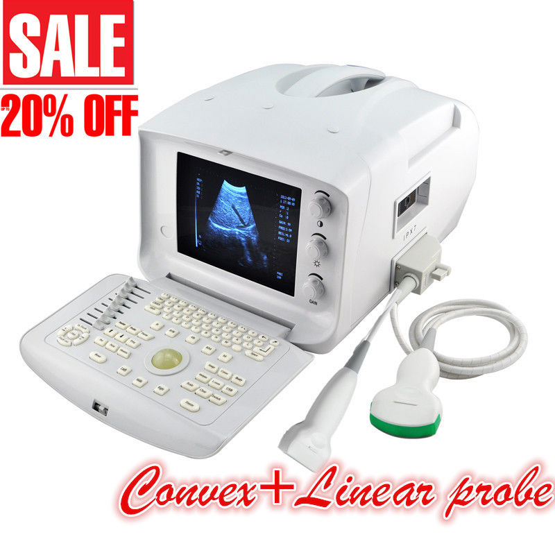 Full Digital Portable Ultrasound Scanner machine +Convex+linear 2 probes Sale DIAGNOSTIC ULTRASOUND MACHINES FOR SALE