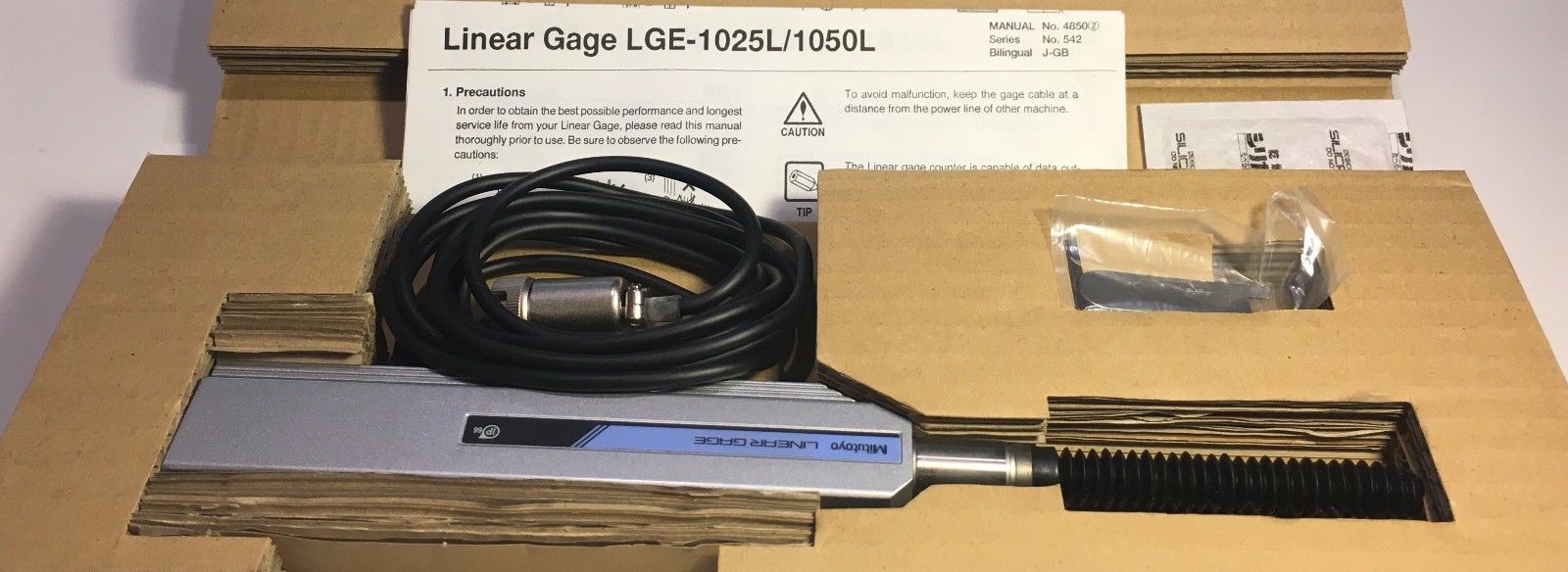 Mitutoyo 542-603 LGE Series Linear Gage, 2"/50mm Range, .0002"/0.005mm Res. DIAGNOSTIC ULTRASOUND MACHINES FOR SALE