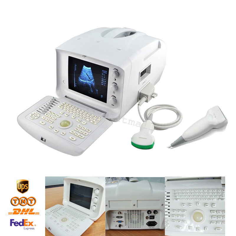 USB Portable Ultrasound Scanner LCD Machine with Convex and Linear Probe 3D 190891976918 DIAGNOSTIC ULTRASOUND MACHINES FOR SALE