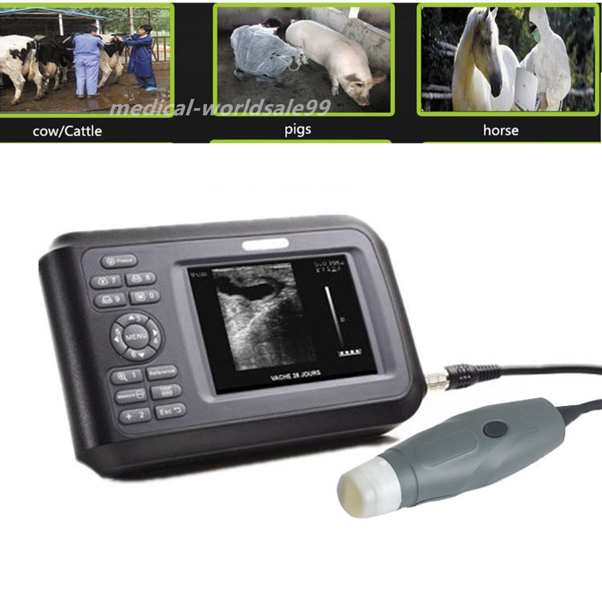 Veterinary Handheld Ultrasound Scanner Machine Handscan For Farm Livestock Check DIAGNOSTIC ULTRASOUND MACHINES FOR SALE