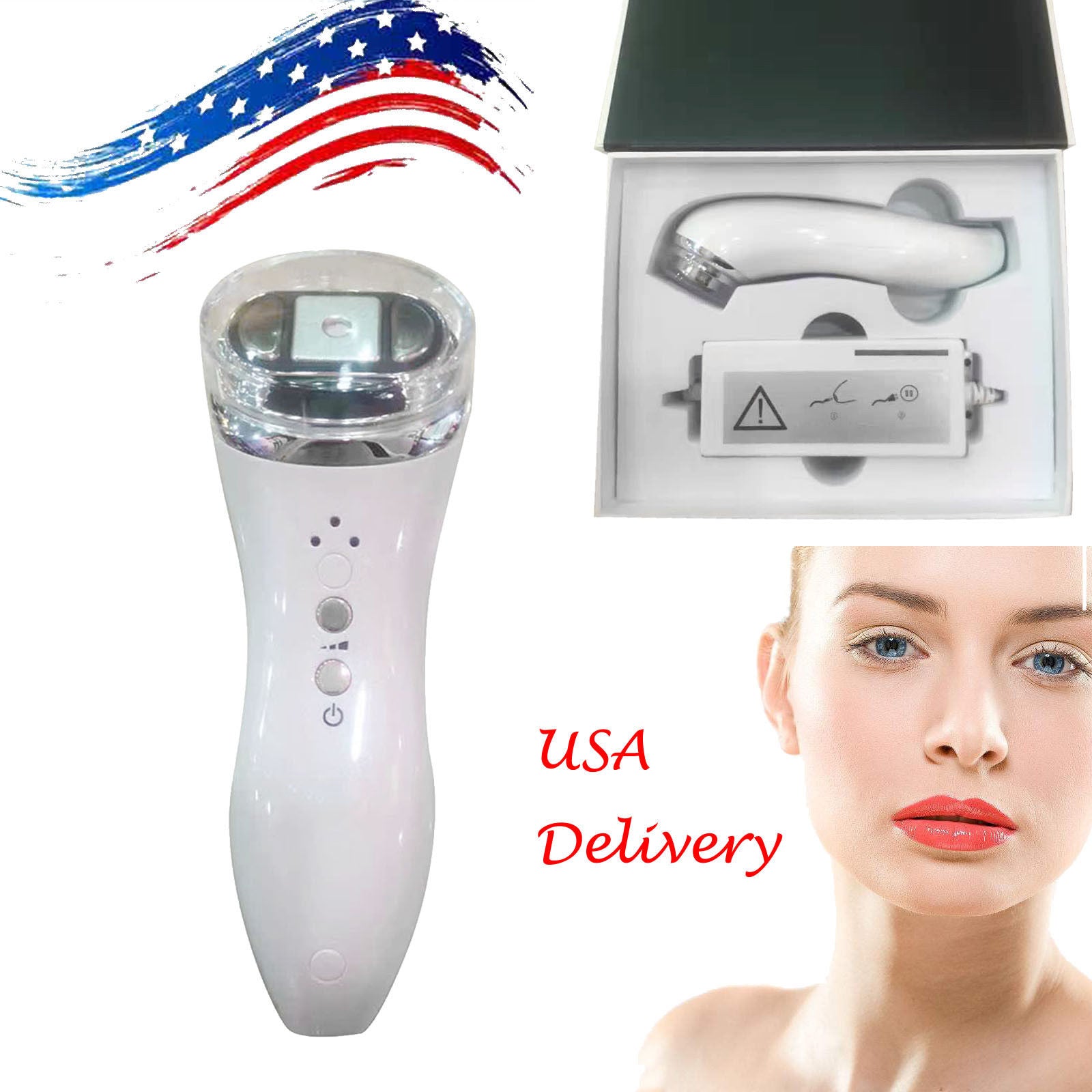 High Intensity Focused Ultrasound Ultrasonic HIFU/RF LED Facial tool girl gift 190891803597 DIAGNOSTIC ULTRASOUND MACHINES FOR SALE