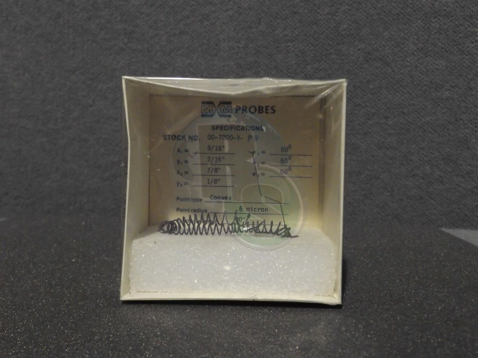 MM MicroManipulator Model 00-7000-V-PR Purple Convex Probe Tip .6 Microns DIAGNOSTIC ULTRASOUND MACHINES FOR SALE