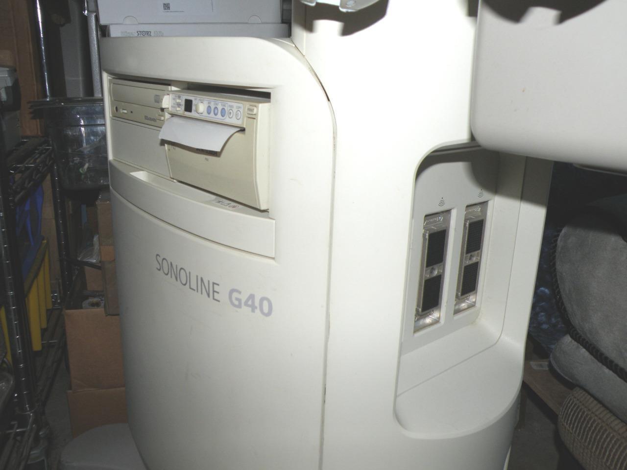 SIEMENS Ultrasound Sonoline G40 FOR PARTS ONLY DIAGNOSTIC ULTRASOUND MACHINES FOR SALE