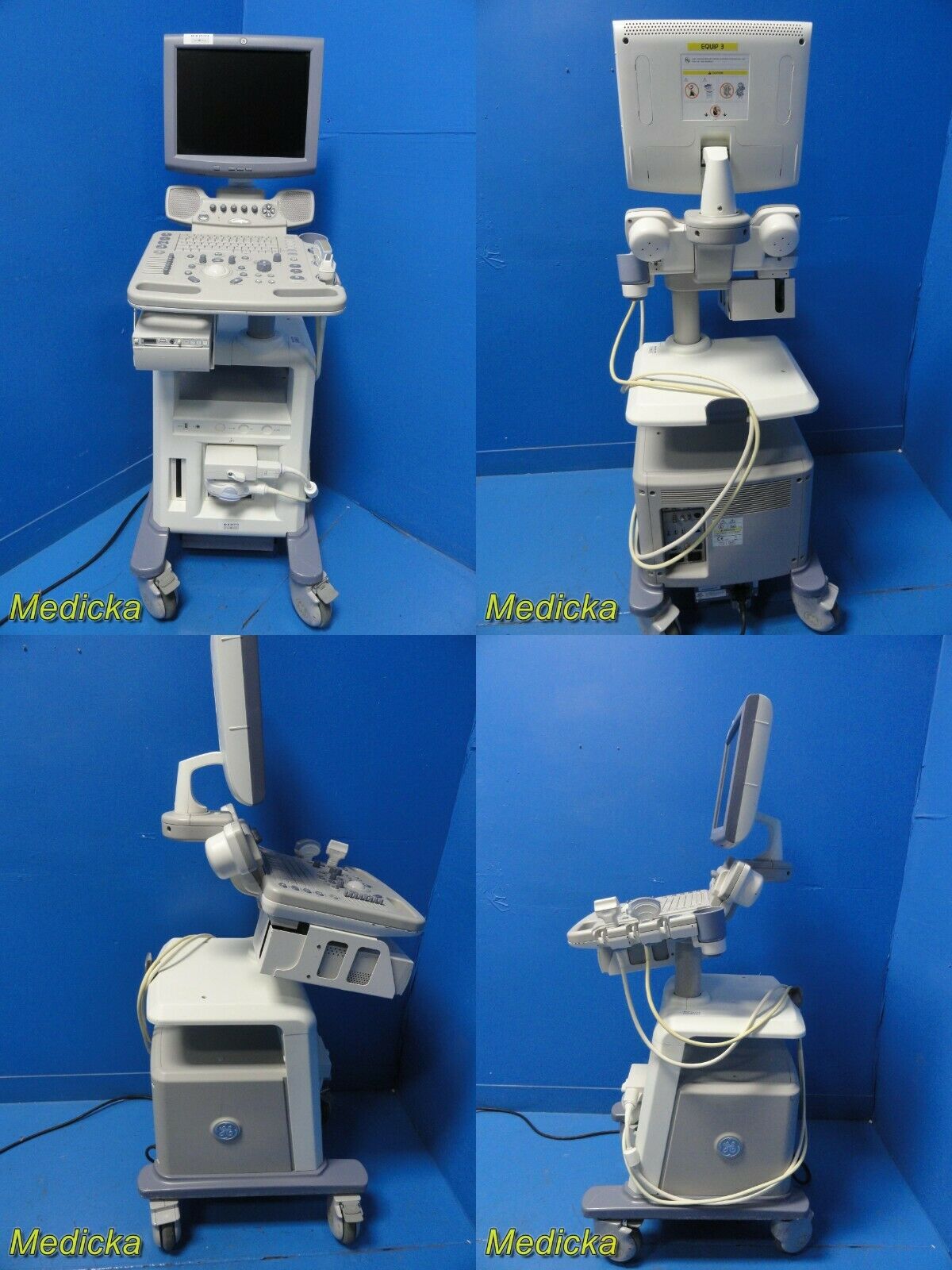 2008 GE LogiQ P5 Flat-Screen Ultrasound W/ 4C & 12L Transducers / Probes ~ 21773 DIAGNOSTIC ULTRASOUND MACHINES FOR SALE