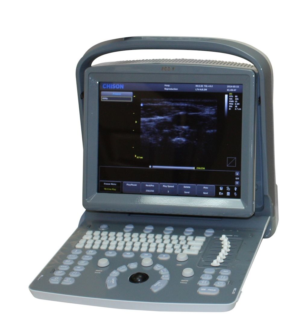 Chison ECO1Vet LED Diagnostic Ultrasound With Two Probes: Rectal, Micro-Convex DIAGNOSTIC ULTRASOUND MACHINES FOR SALE