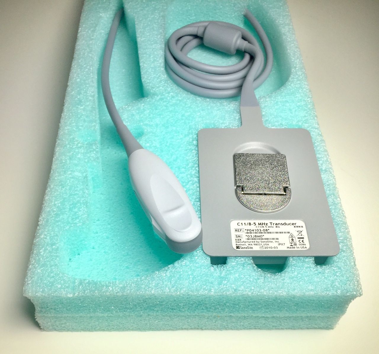 Sonosite TITAN C11 /8-5 MHz Curved Array Ultrasound Probe Ref:P04103 /NEW IN BOX DIAGNOSTIC ULTRASOUND MACHINES FOR SALE